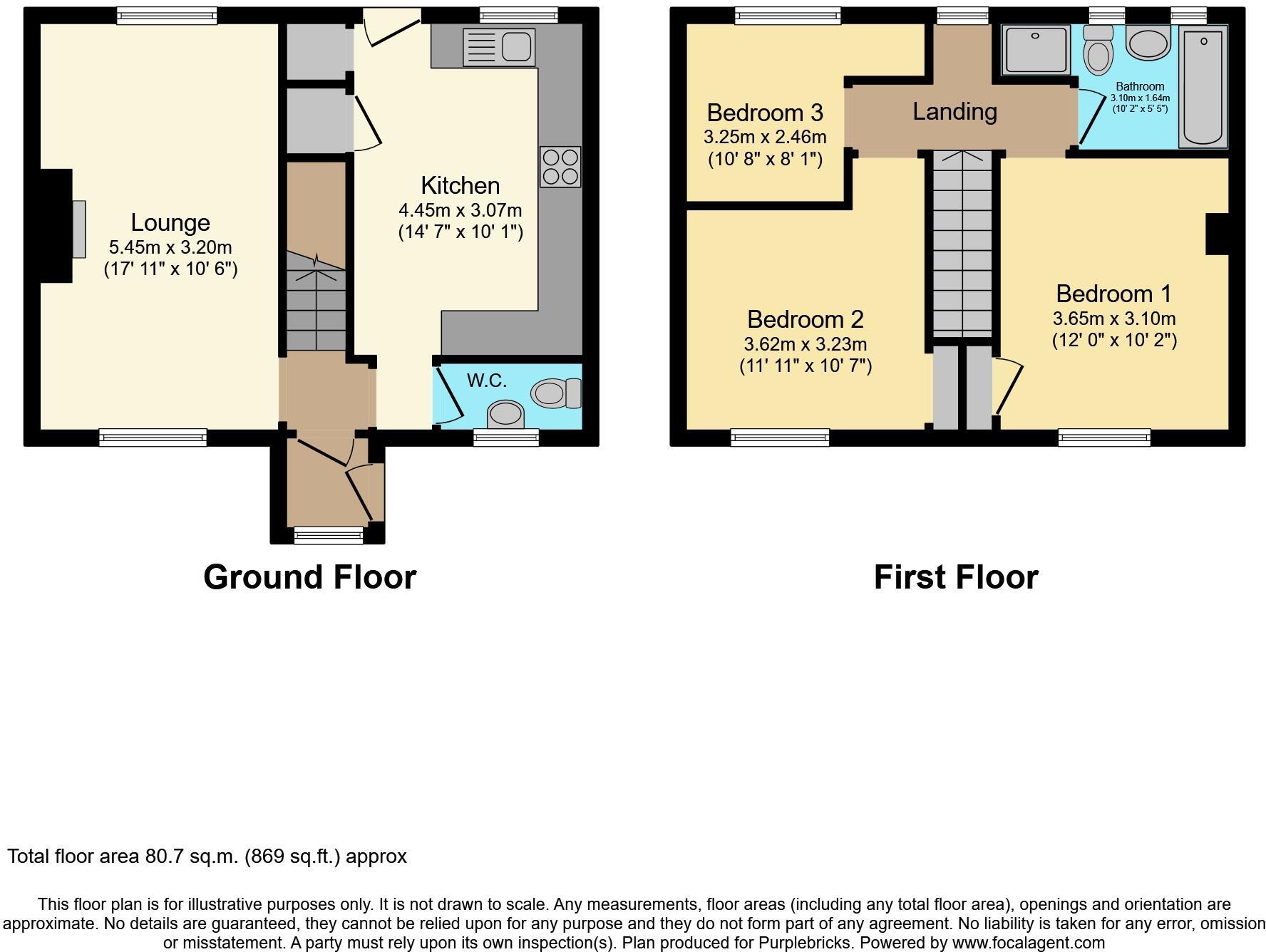 7, Highfield Estate, Liskeard floorplan