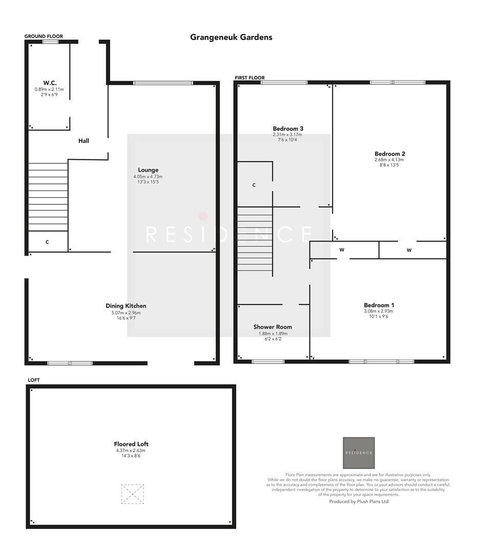 42, Grangeneuk Gardens, Glasgow floorplan
