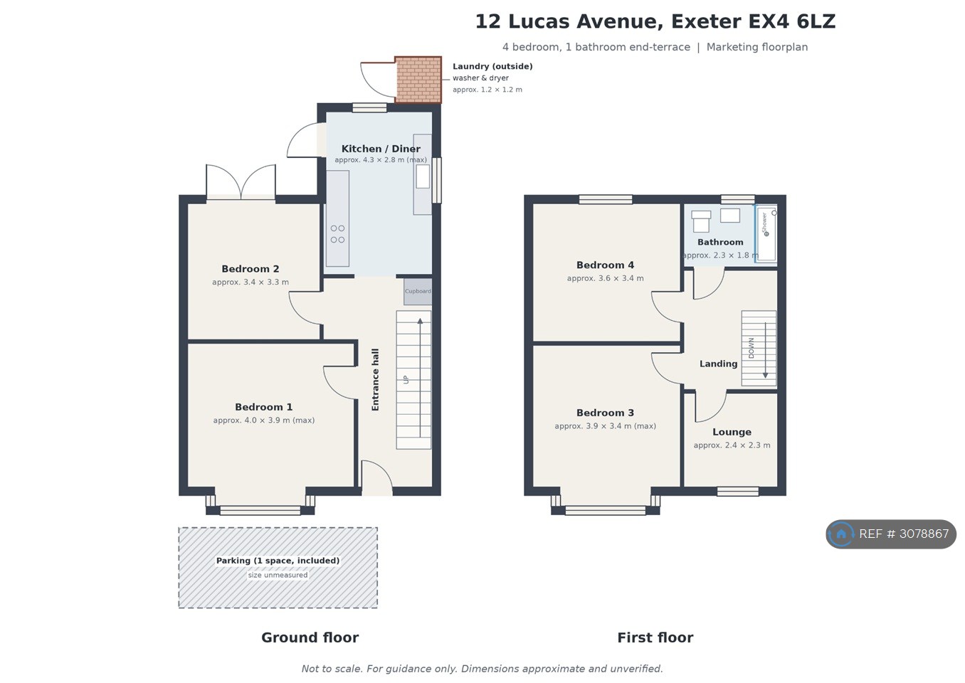 Exeter floorplan