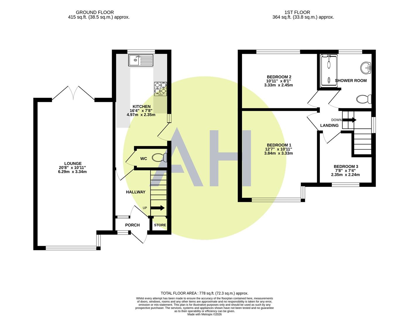 Shrewsbury Road, Sale floorplan