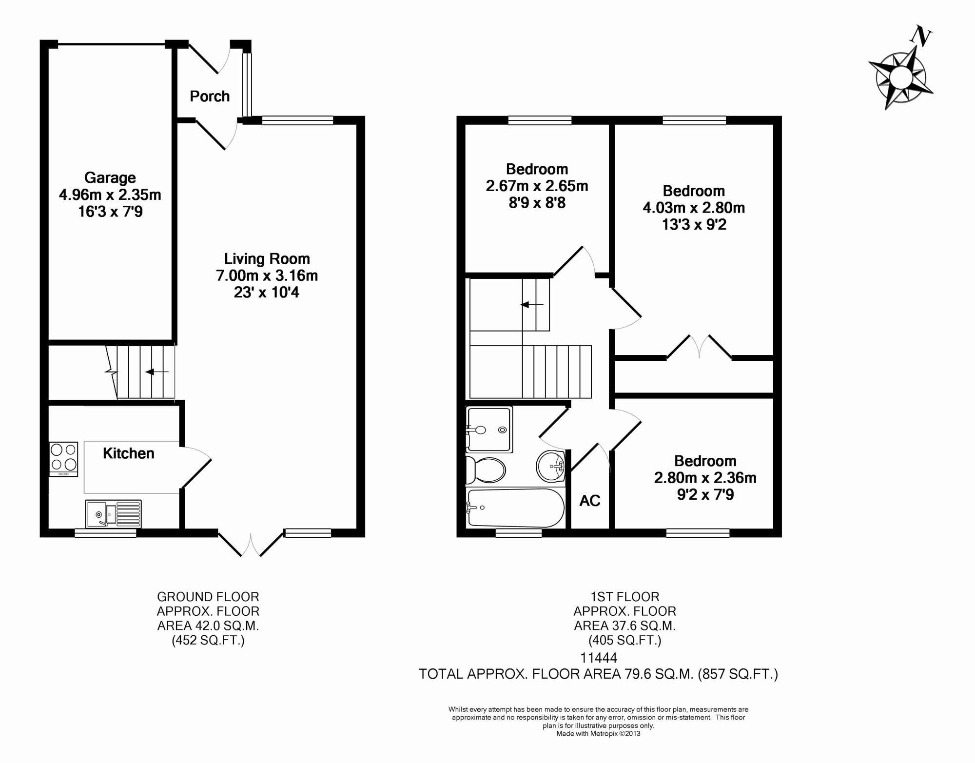 30, Melbourne Close, Banbury floorplan