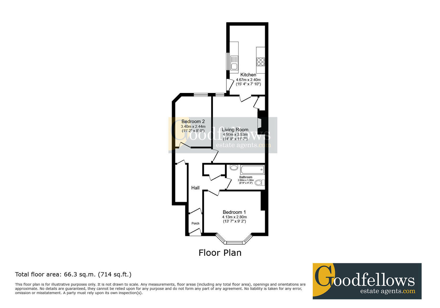 37, Tosson Terrace, Newcastle upon Tyne floorplan