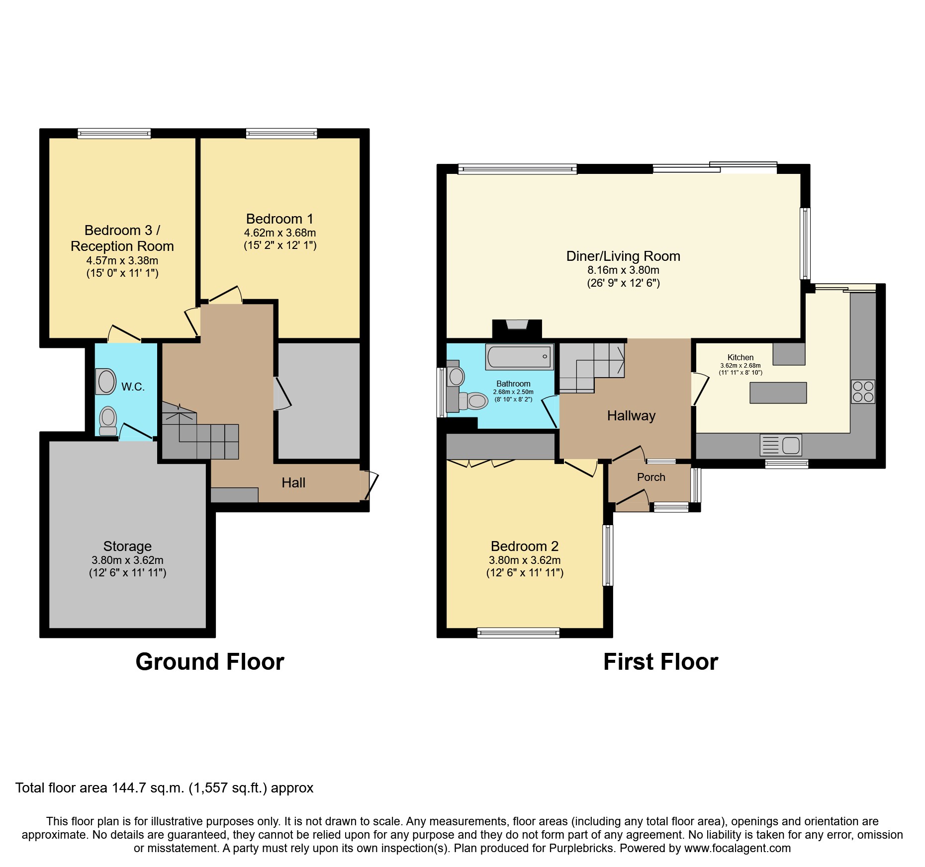 69, Highfield Drive, Carlton floorplan