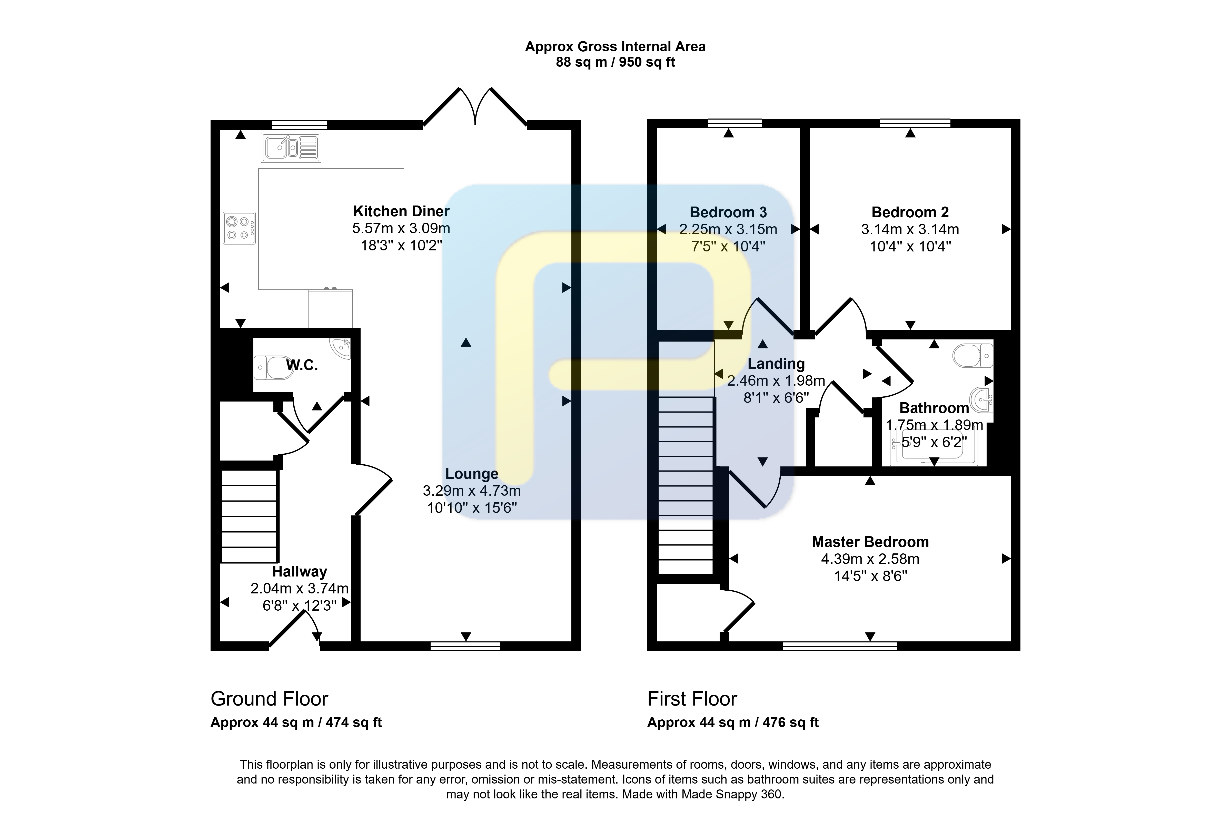 Knights Road, Warkworth floorplan