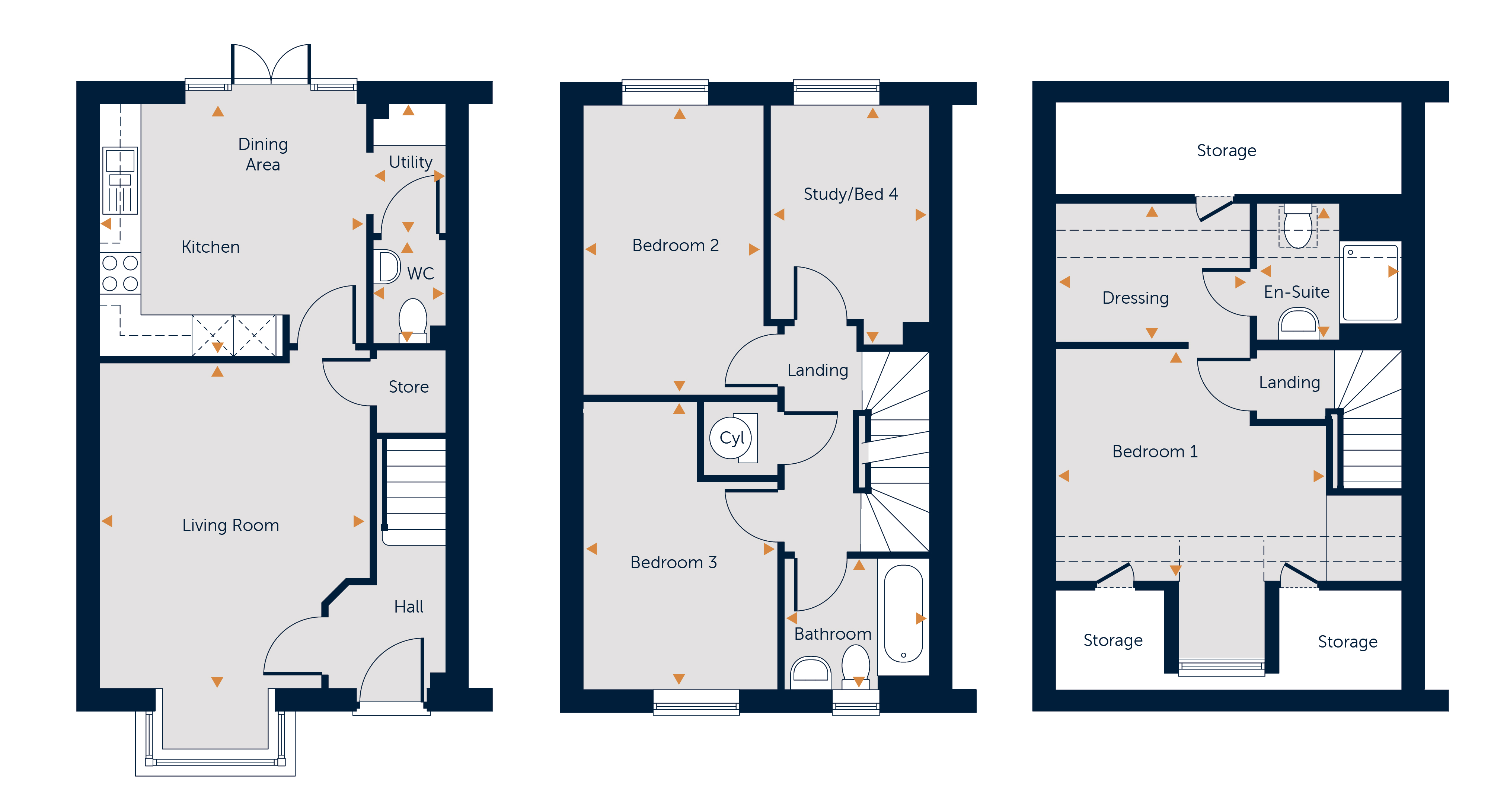 Plot 59 The Willow, Priory Meadows,, Plot 59 The Willow, Priory Meadows, Gloucester floorplan