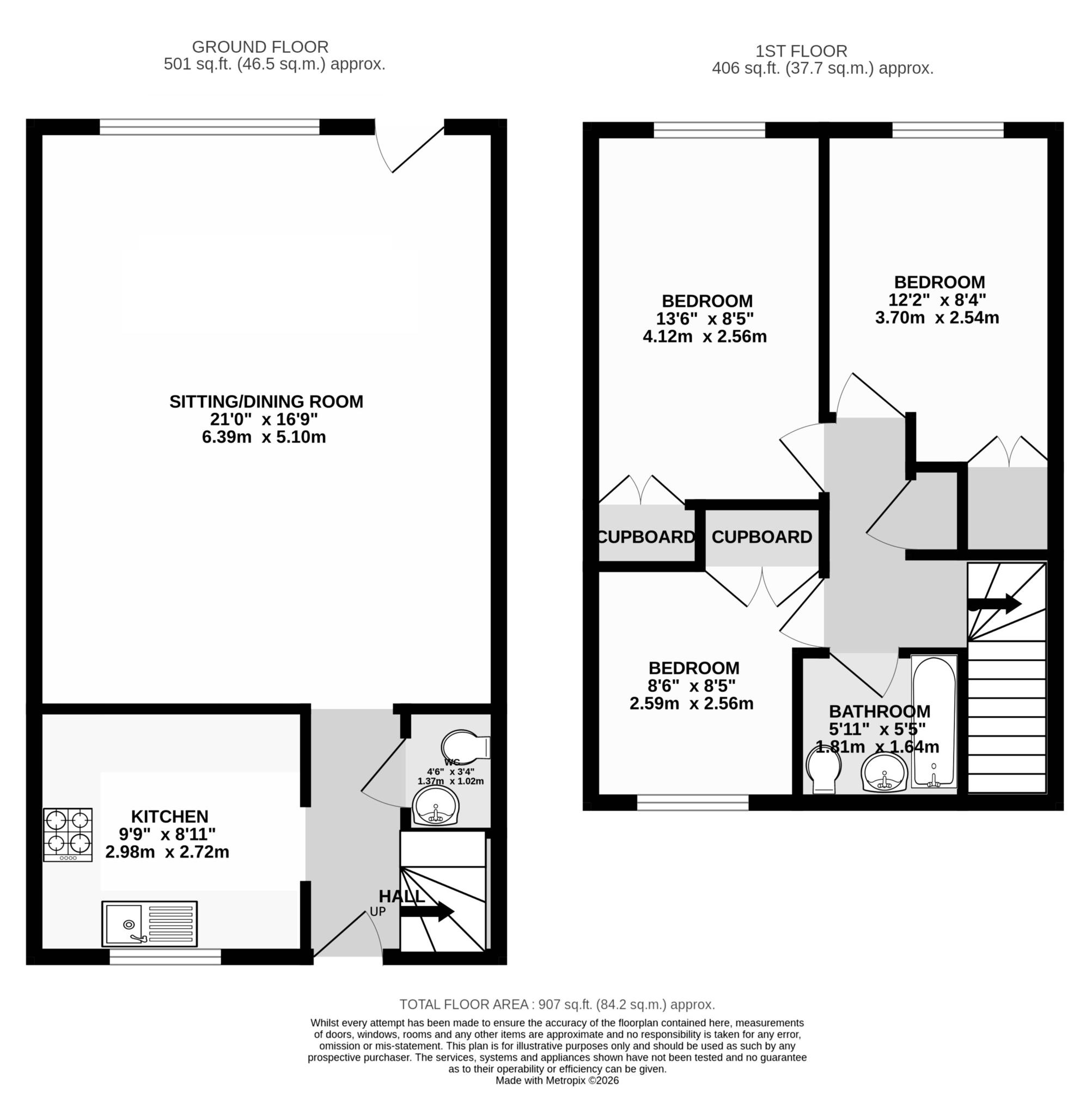 45, Buckingham Road, Tring floorplan