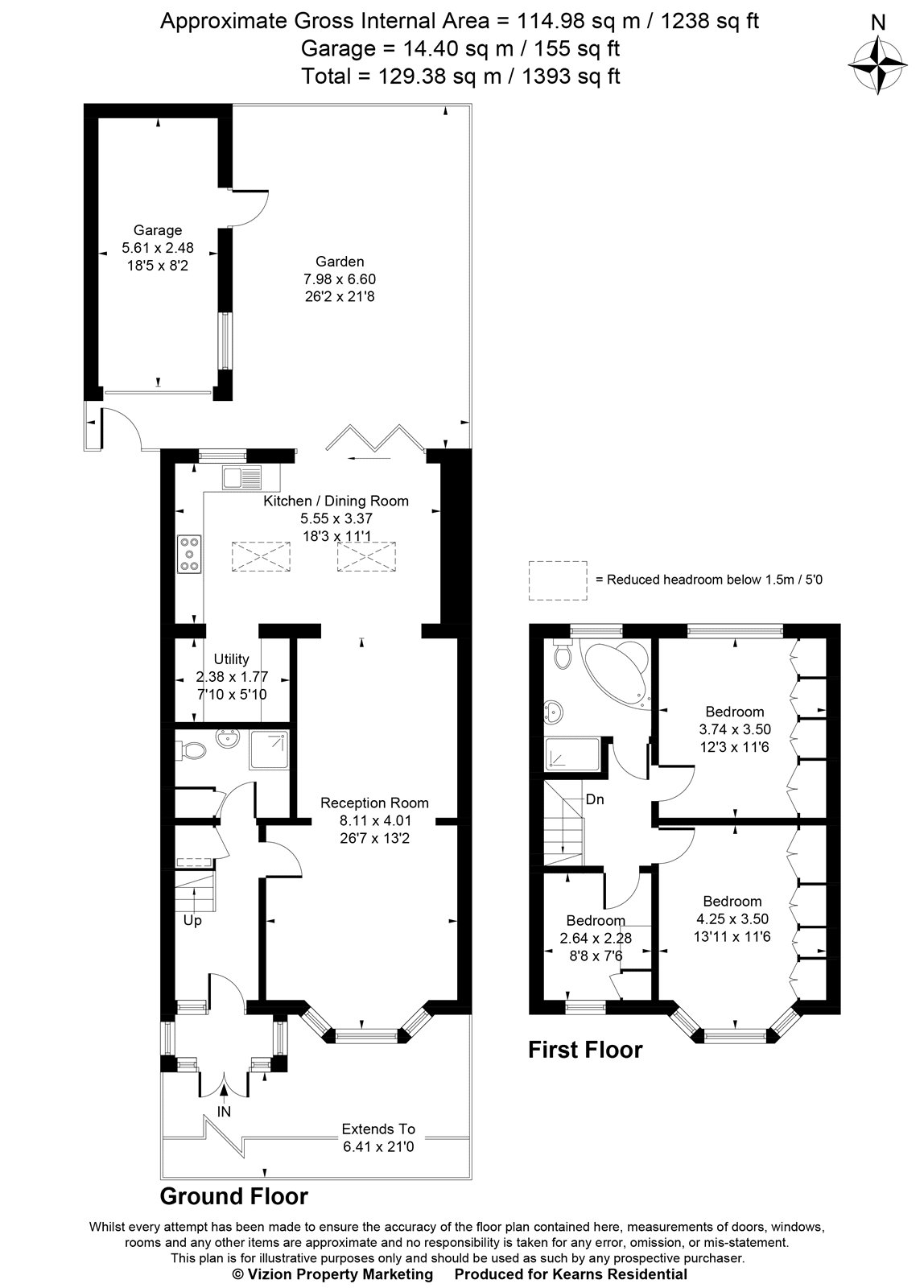 20, Vine Close, West Drayton floorplan