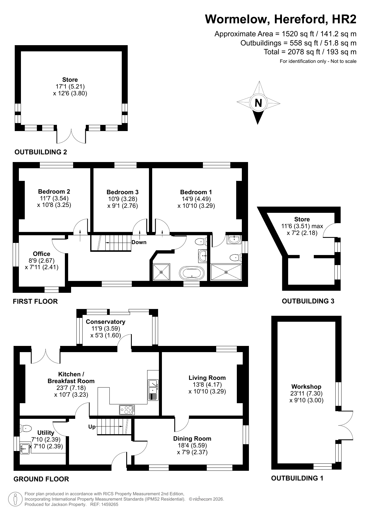Old Post Office, Hereford floorplan
