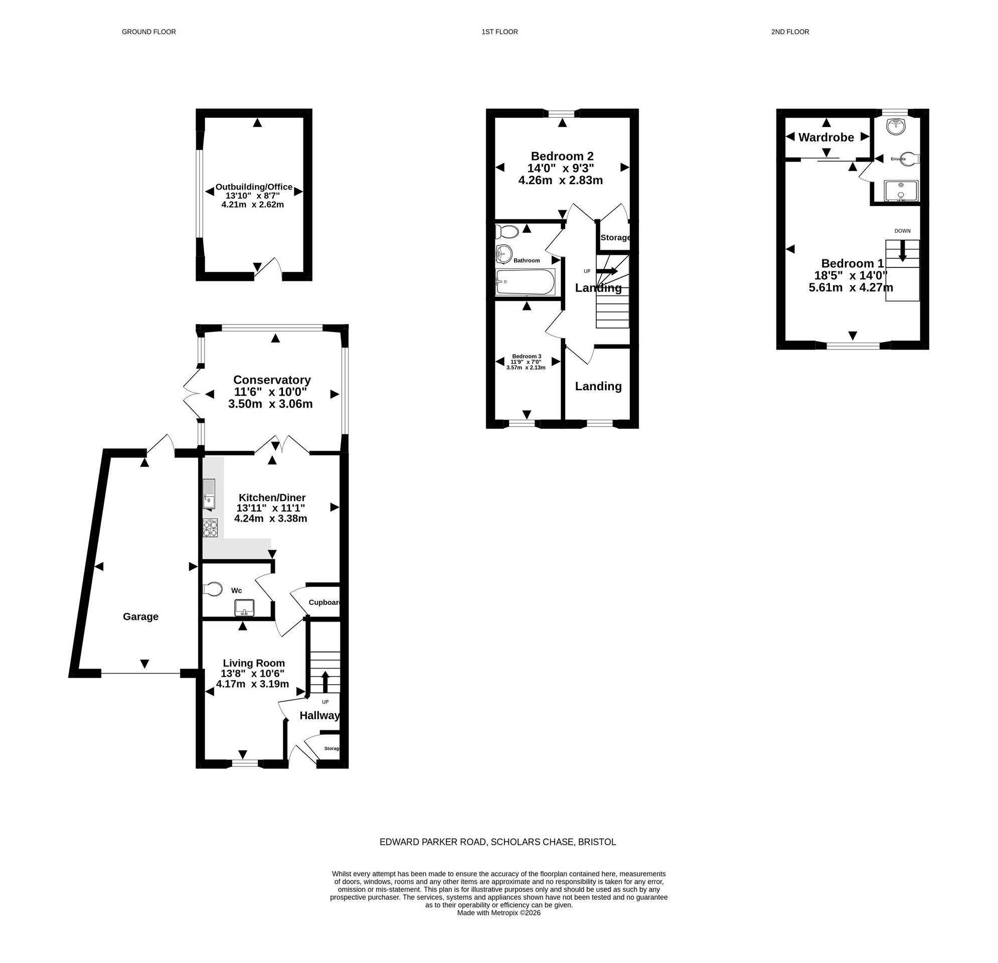 36 Edward Parker Road, Bristol floorplan