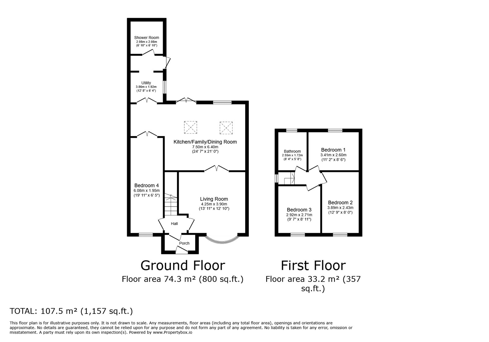 14, Sanders Road, Warwickshire floorplan