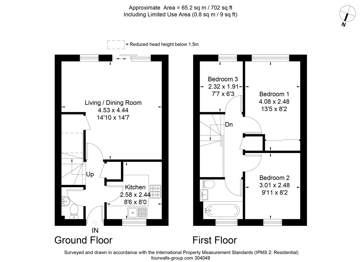 Heather Walk, Smallfield, Horley RH6, 3 bedroom terraced house for sale