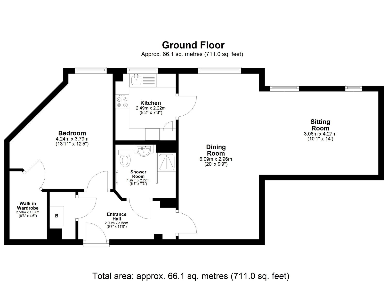 Lewsey Court,33, London Road, Tetbury floorplan