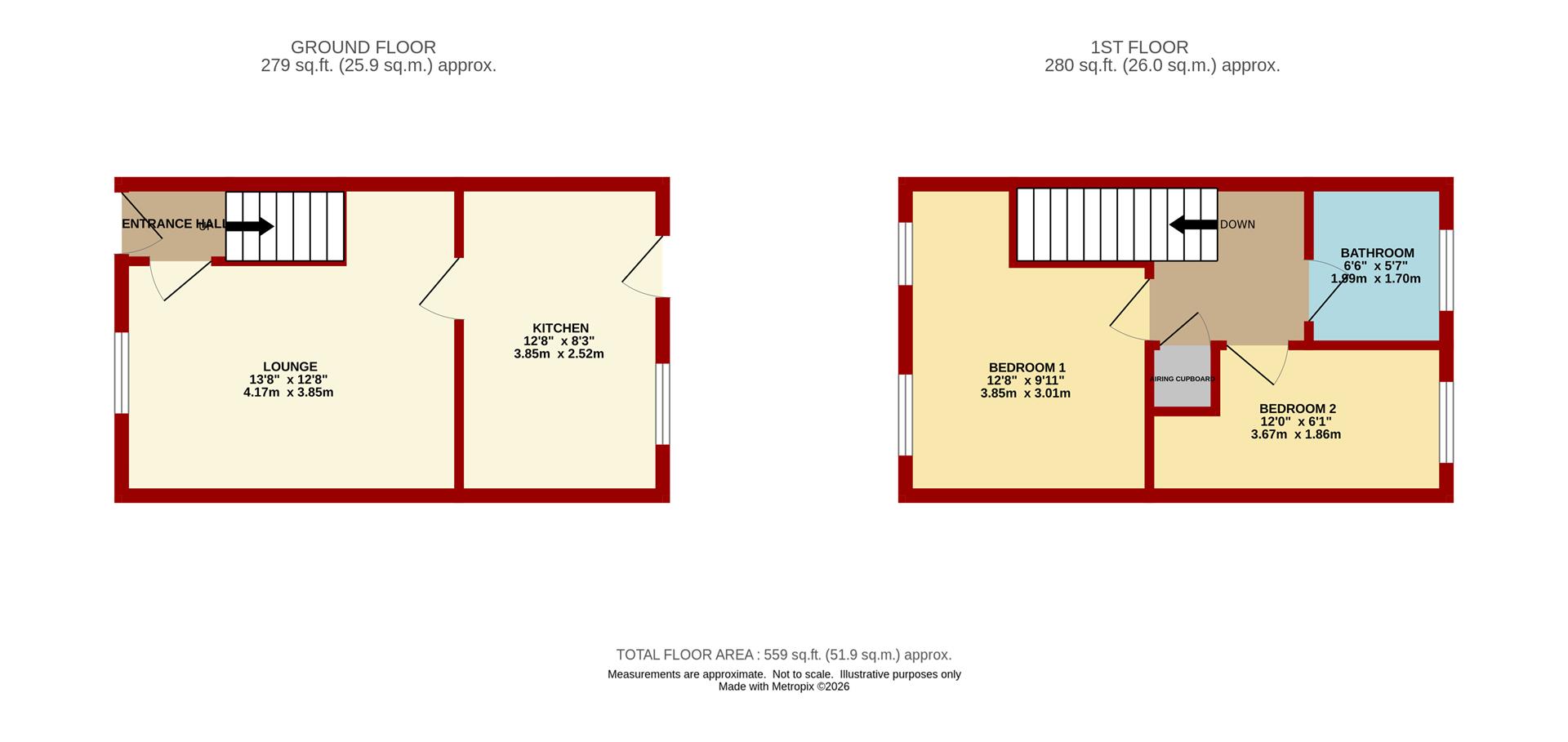 6, Caesars Close, Lydney floorplan