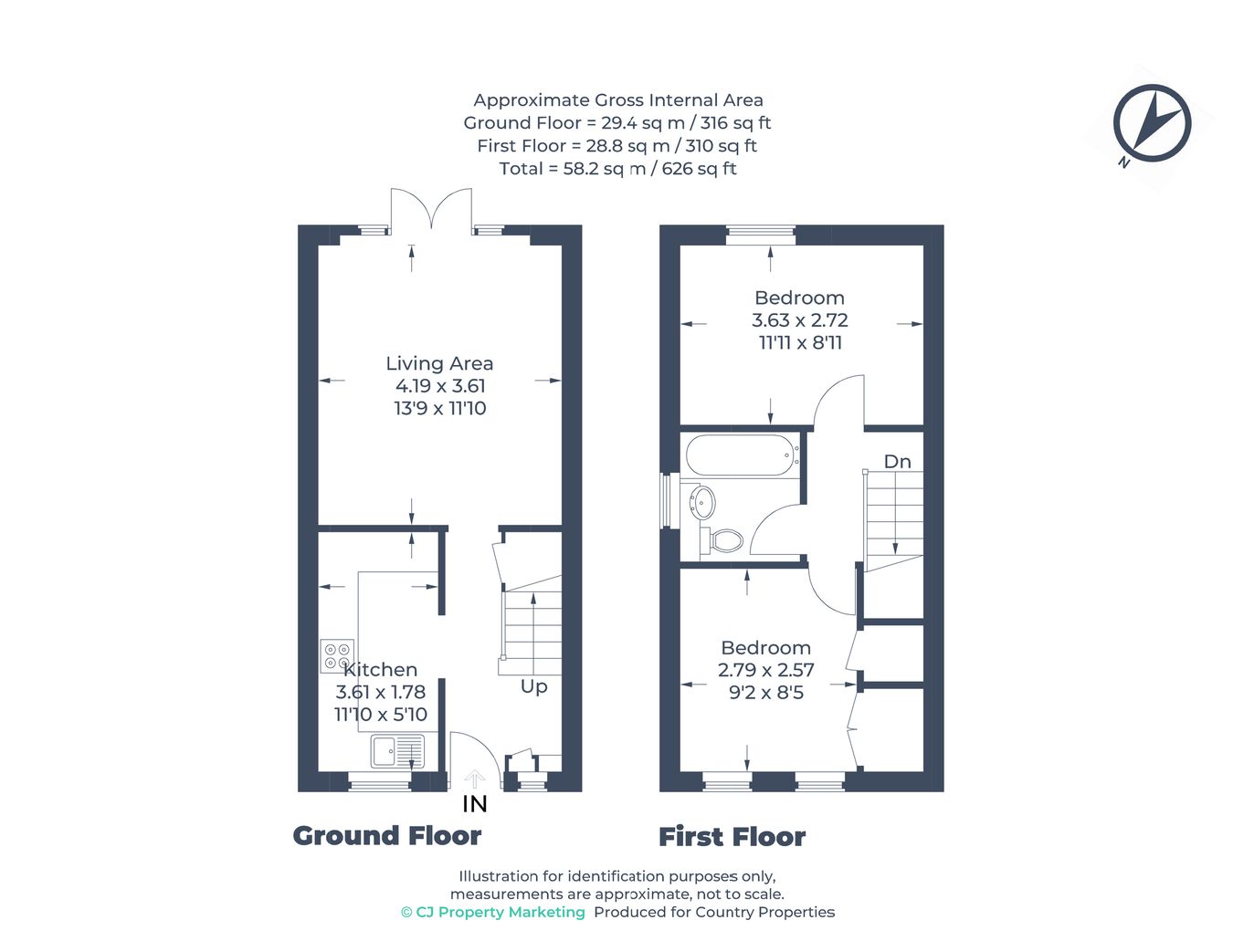 Byron Close, Hitchin floorplan
