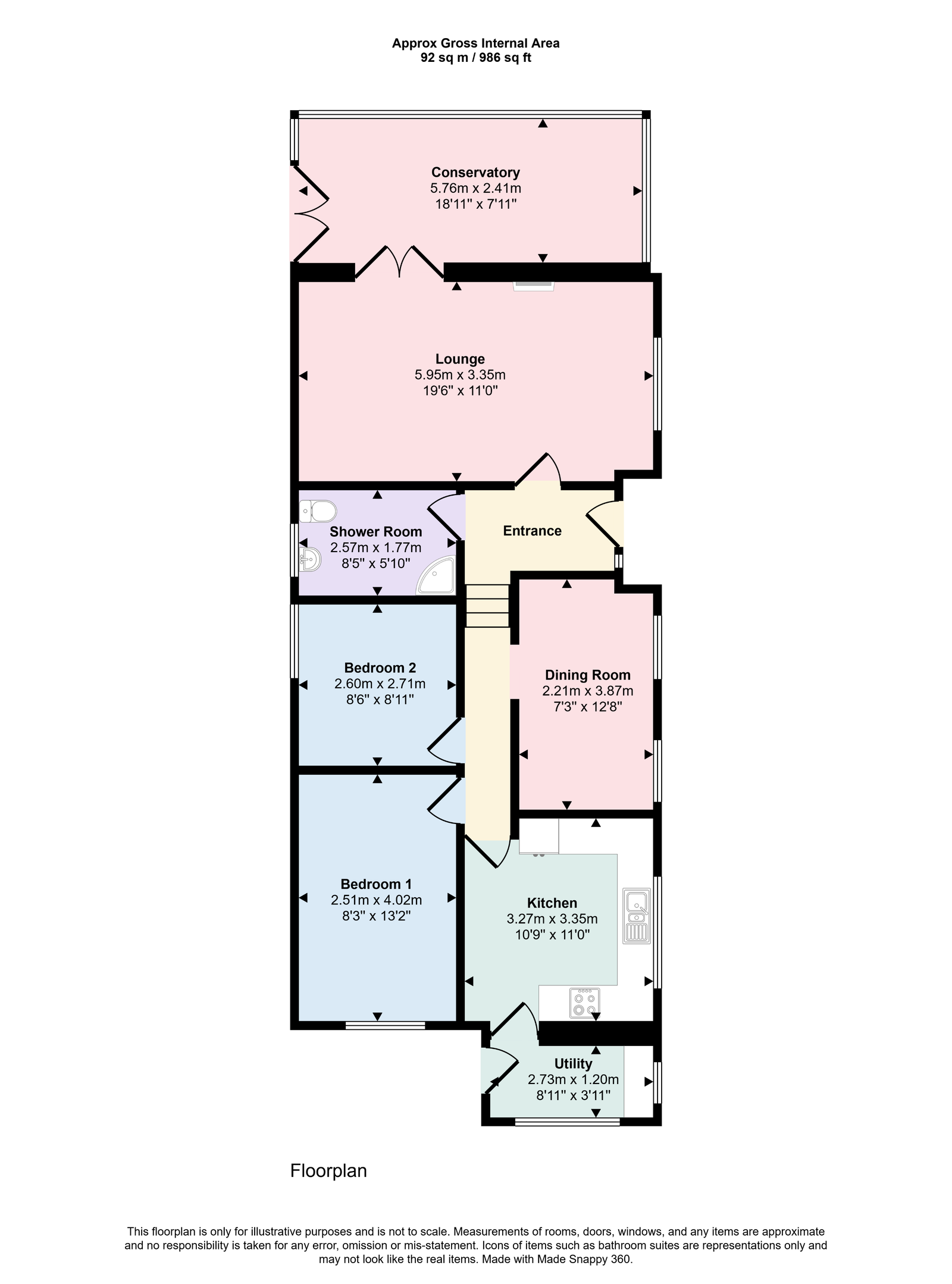 4, Manesty Rise, Whitehaven floorplan