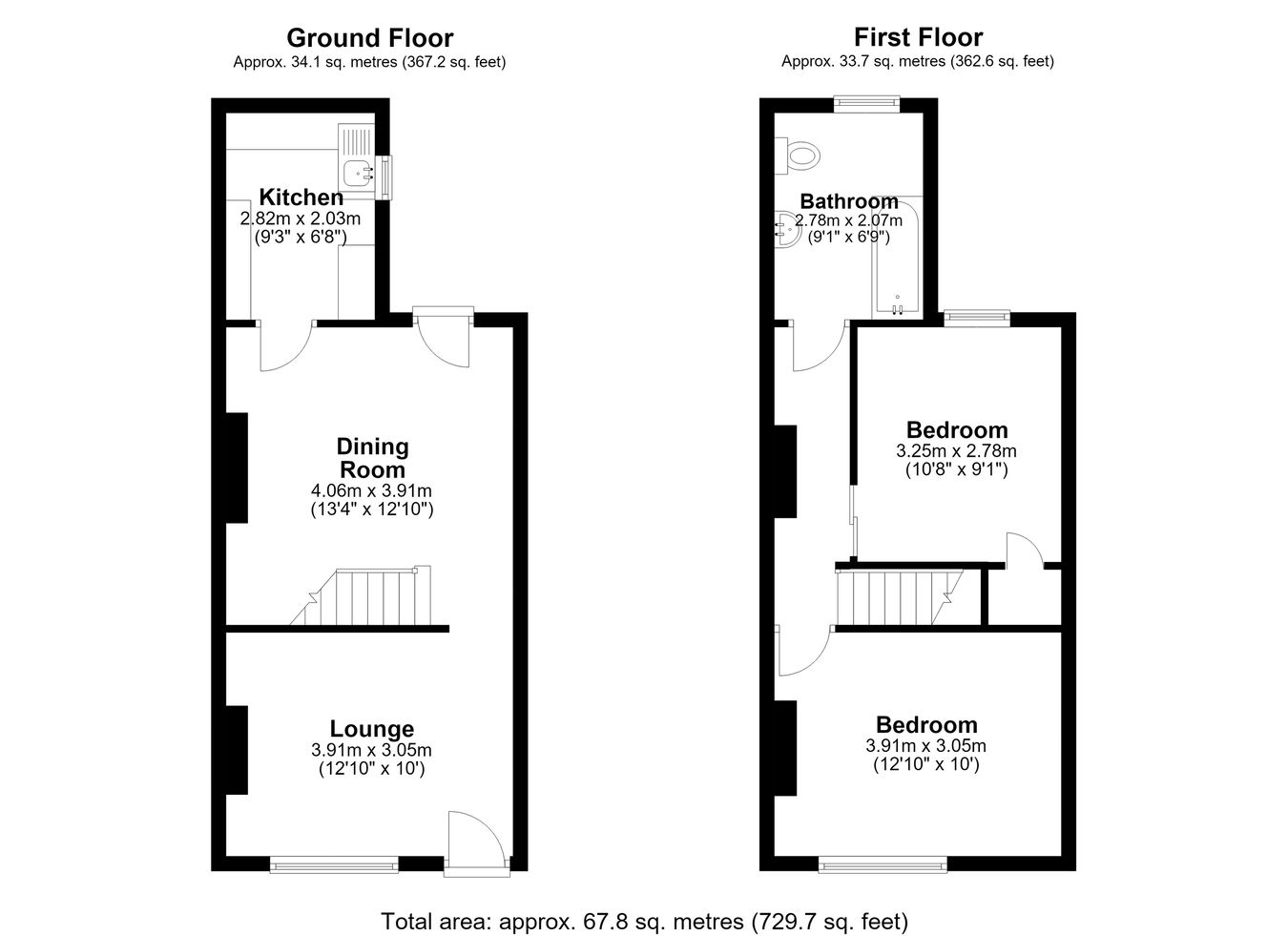46, Denmark Street, Folkestone floorplan