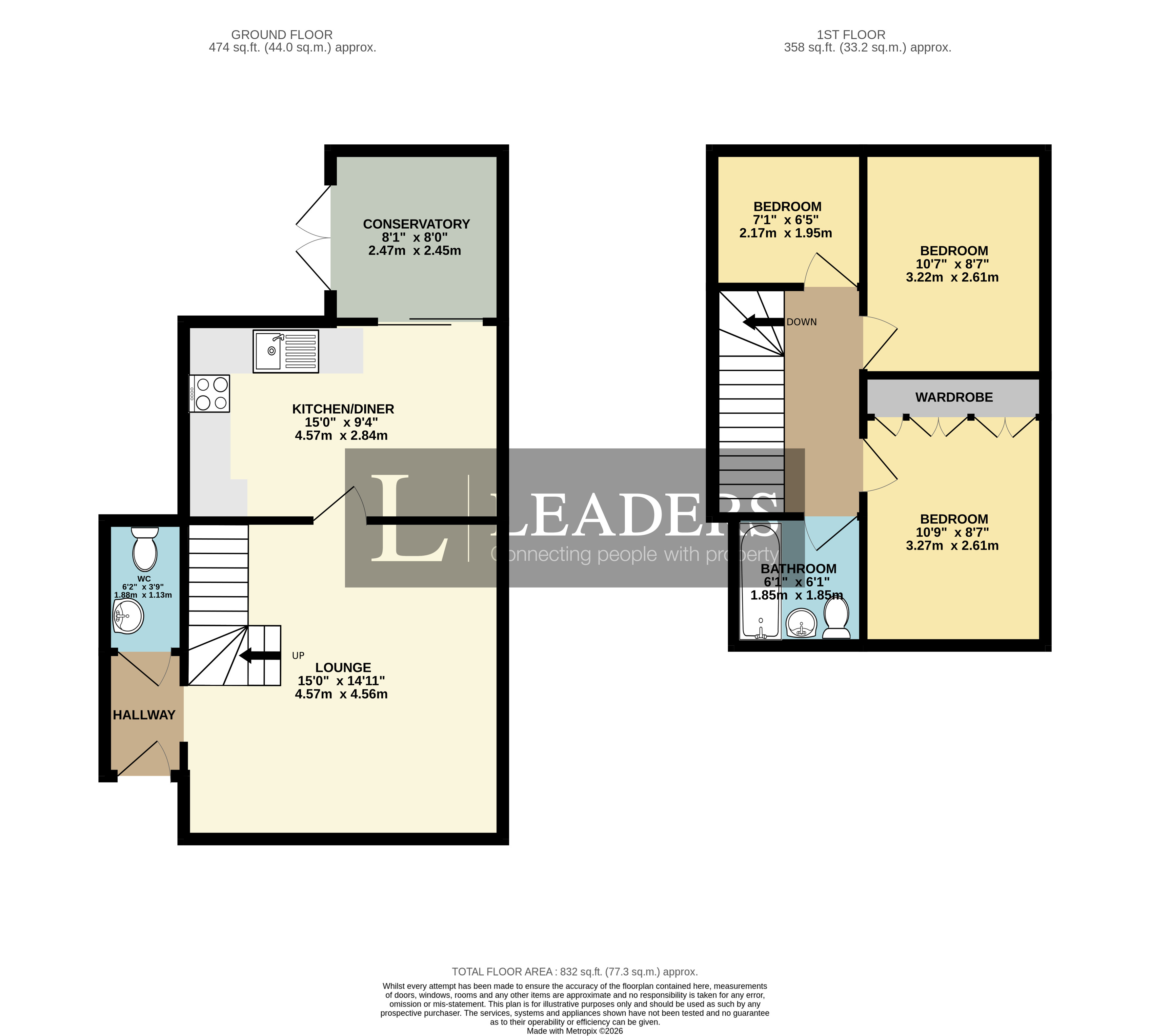 8, Byron Walk, Cheshire floorplan