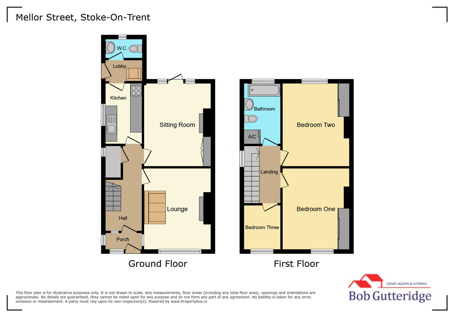 55, Mellor Street, Stoke-On-Trent floorplan