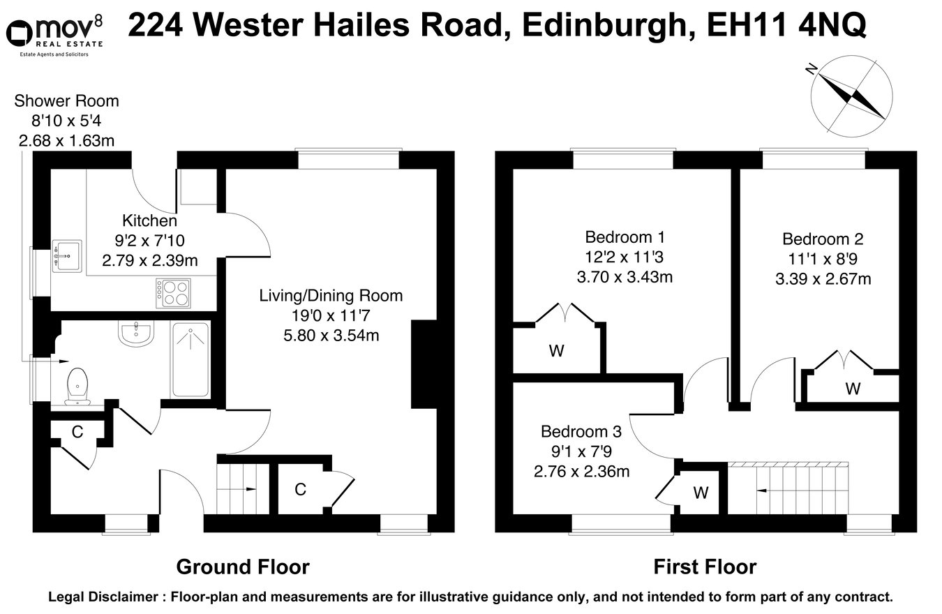 224, Wester Hailes Road, Edinburgh floorplan
