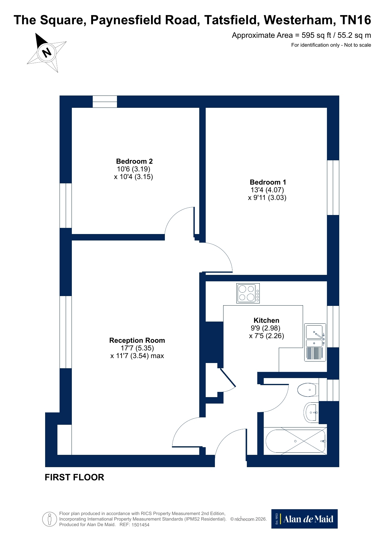 12 The Square,, Paynesfield Road, Kent floorplan