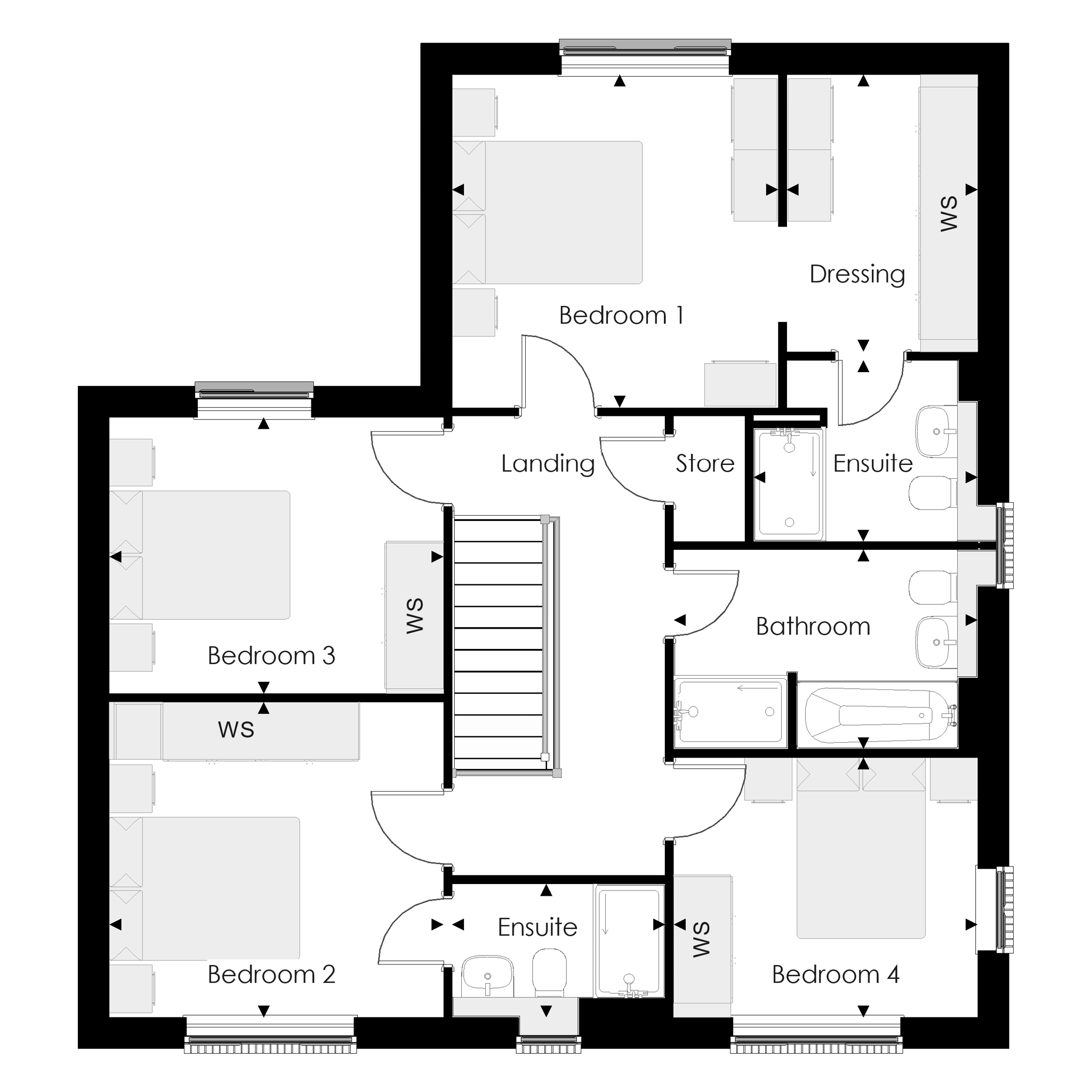 19, Green Lane, Chesterton floorplan