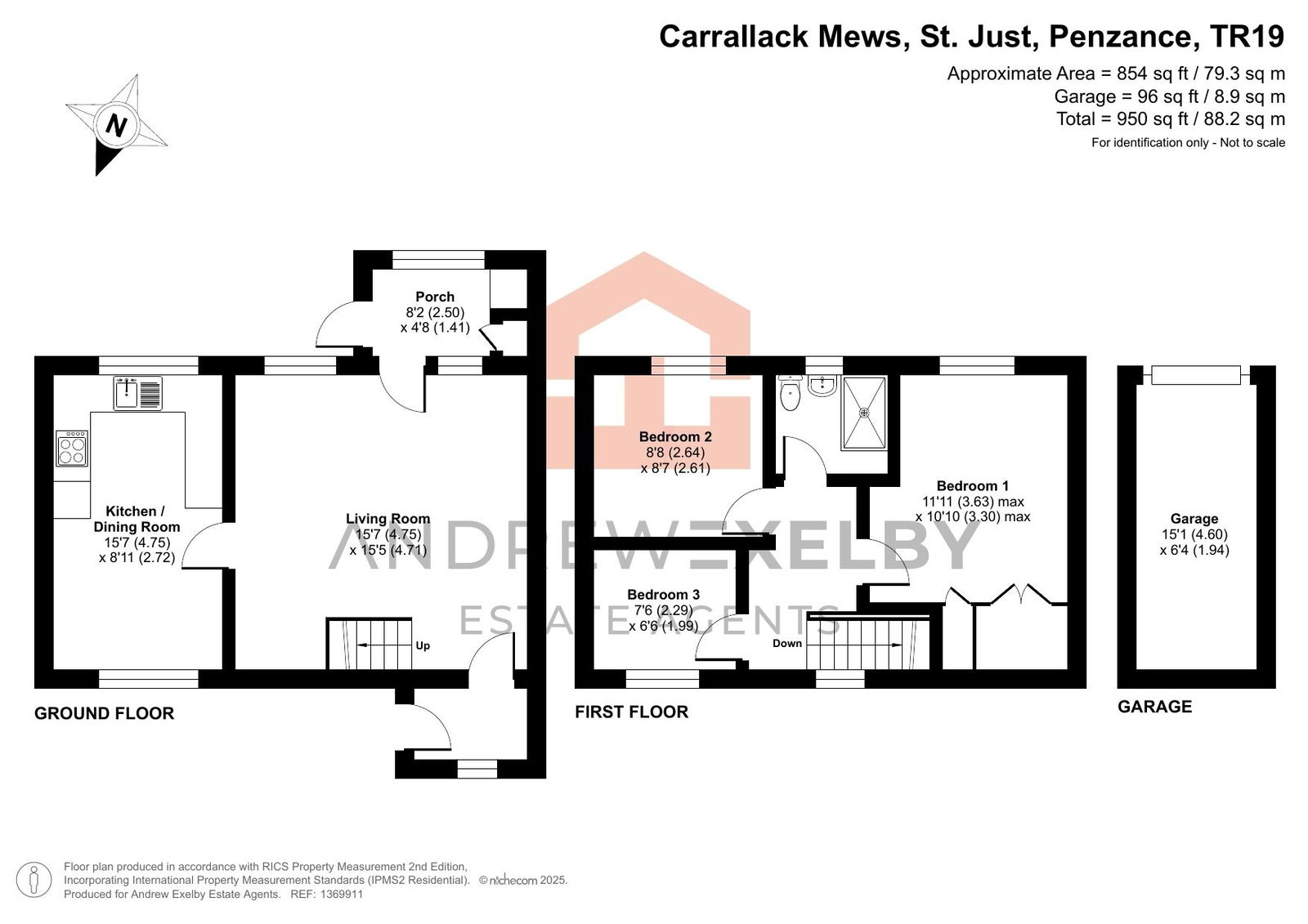 26, Carrallack Mews, Penzance floorplan