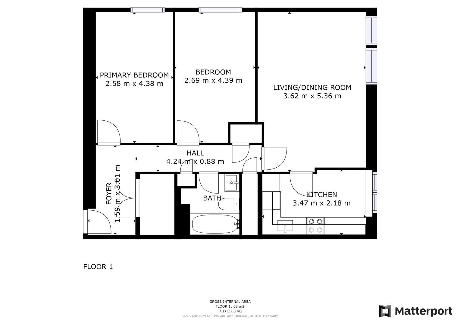 Kirkton Avenue Glasgow G13 2 Bedroom Flat For Sale 61381429