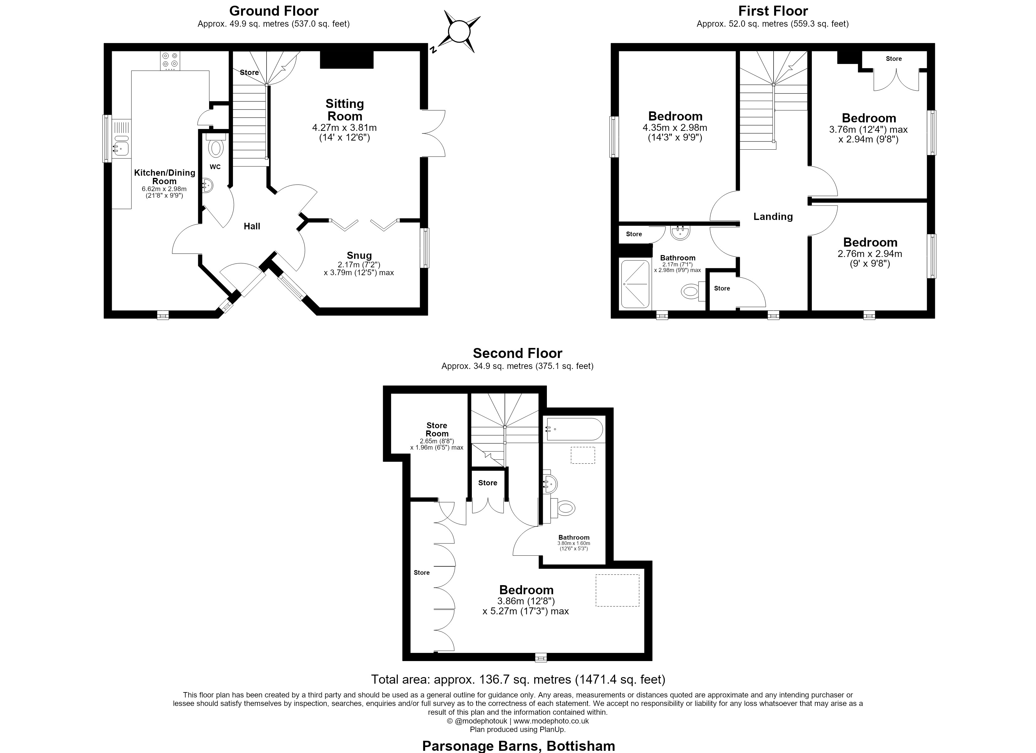 15, Parsonage Barns, Bottisham floorplan