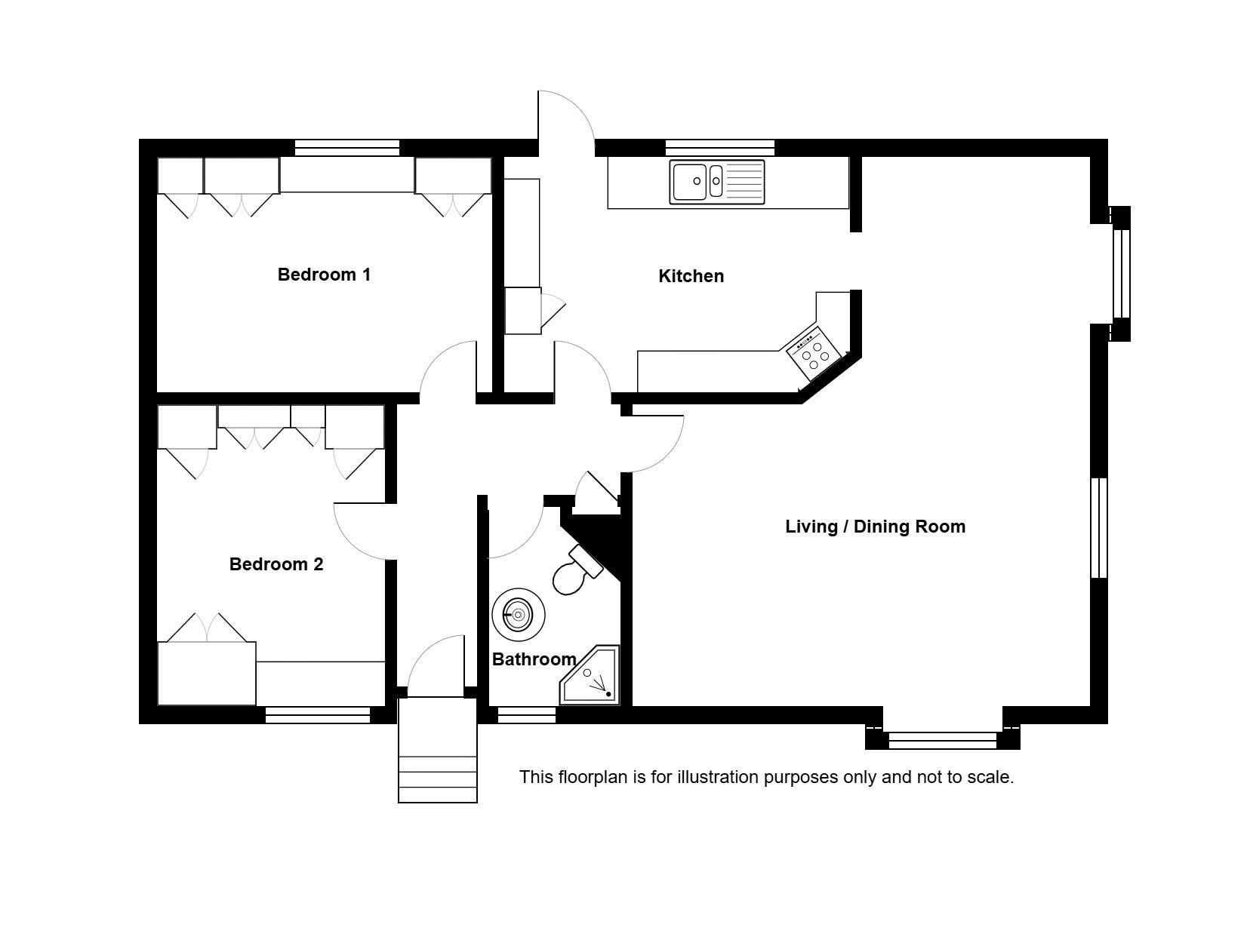 20 Carlton Close, Shipbourne Road, Tonbridge floorplan