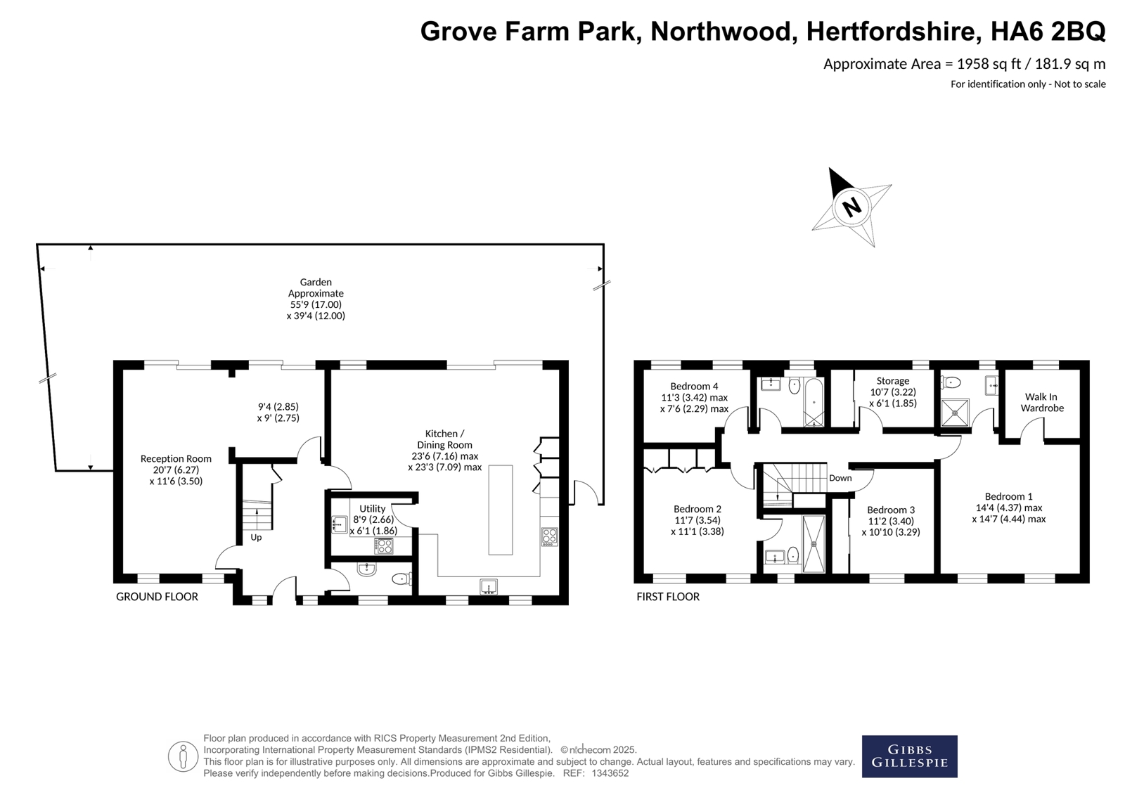 14, Grove Farm Park, Hertfordshire floorplan