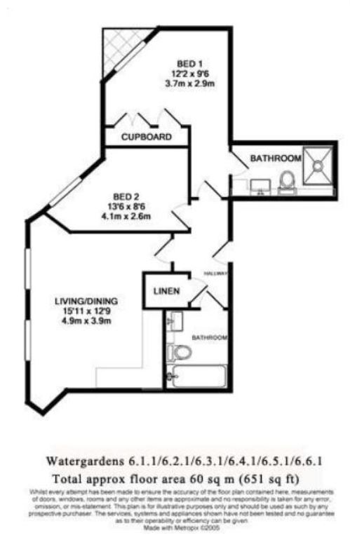 Water Garden Square, London floorplan