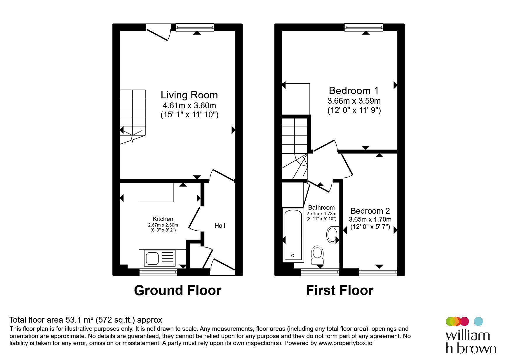 21, Bluebell Walk, Brandon floorplan