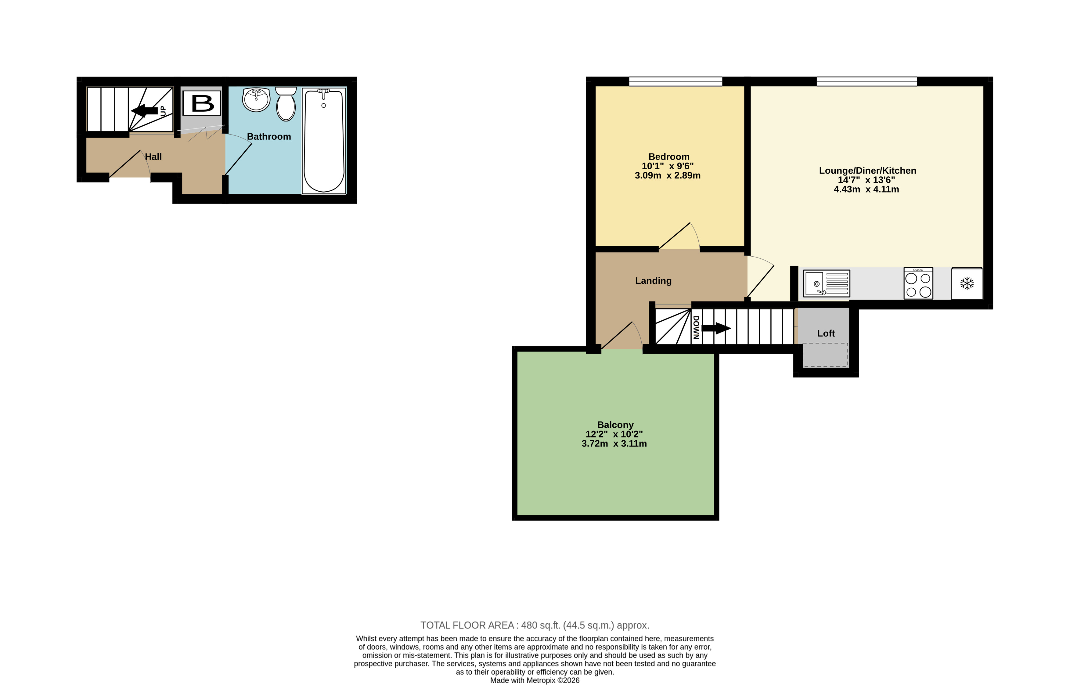 Flat 6, Chaucer House, 67-68, Preston Street, Kent floorplan