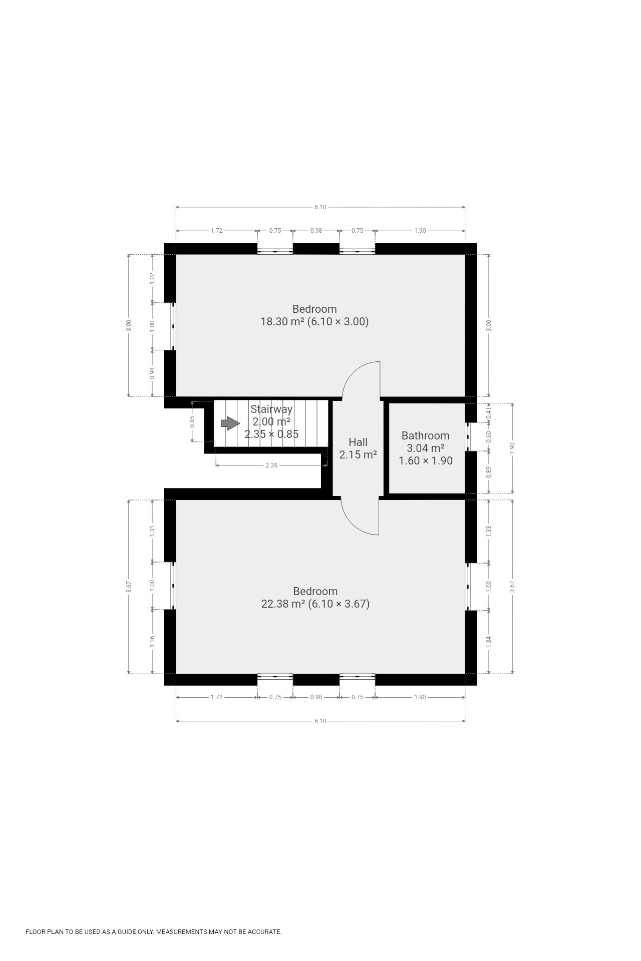 73, Colby Drive, Leicester floorplan