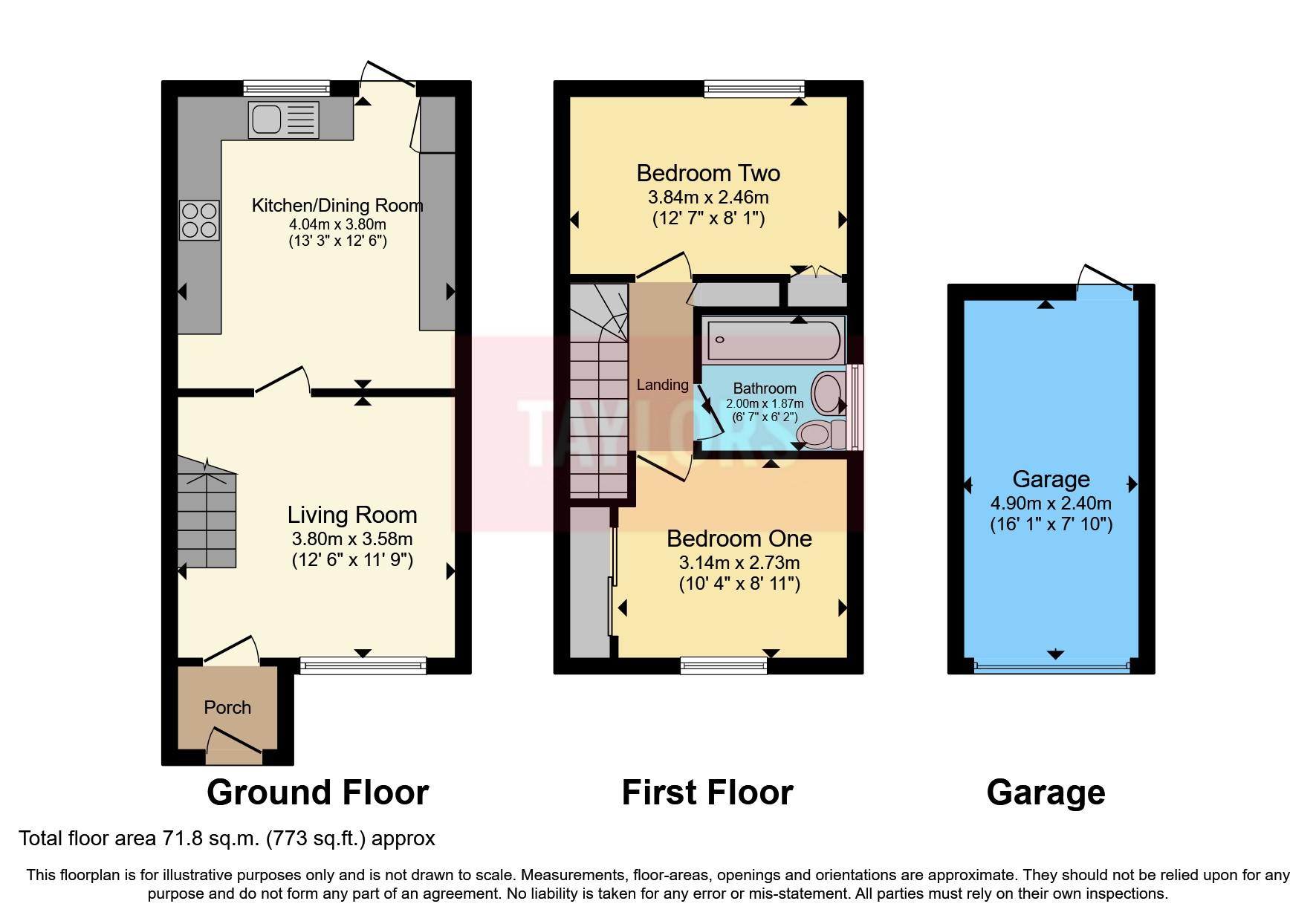 Teale Close, Upper Arncott, Bicester, Oxfordshire OX25, 2 bedroom end