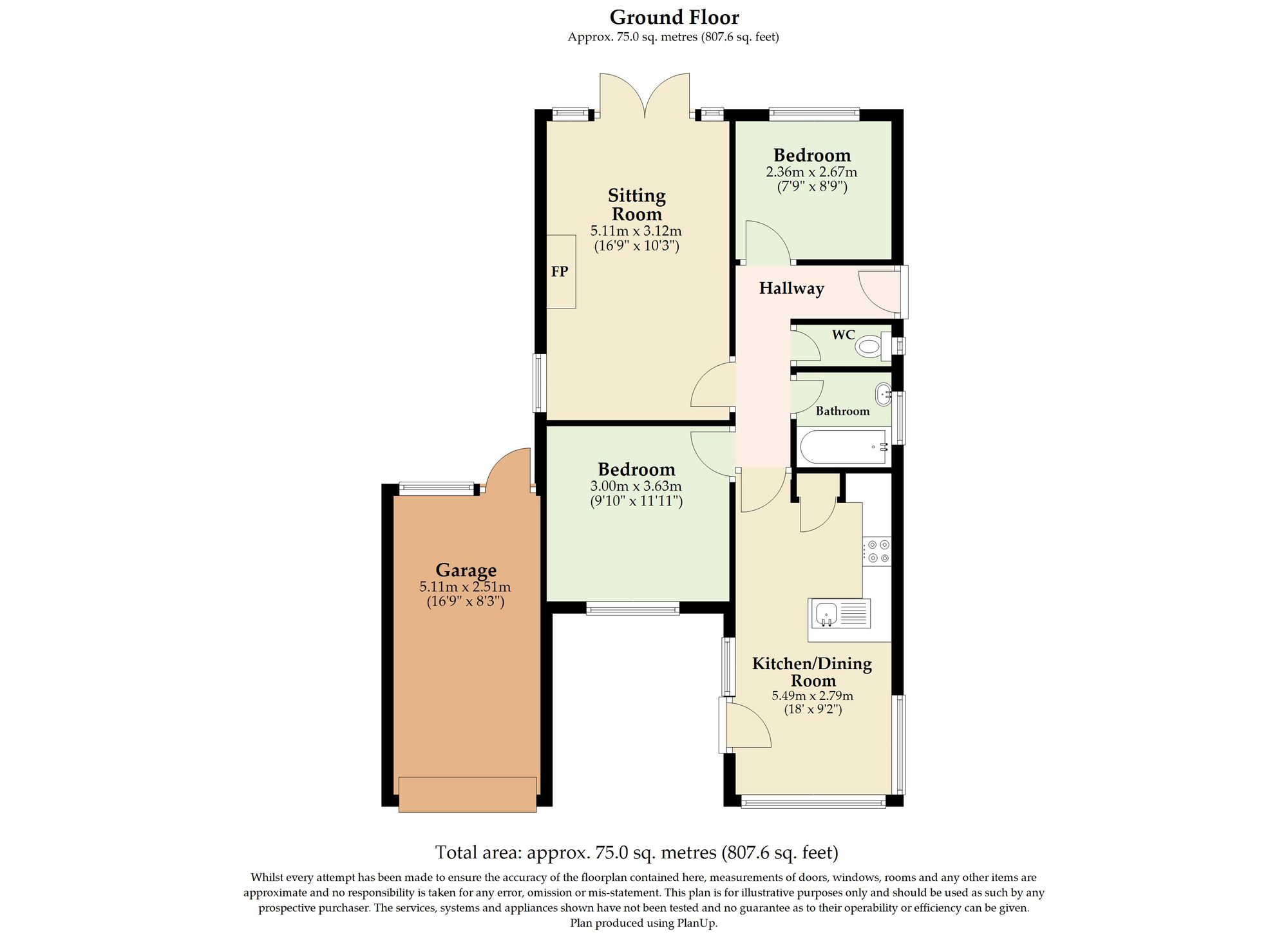 53 Marlingford Way, Norwich floorplan