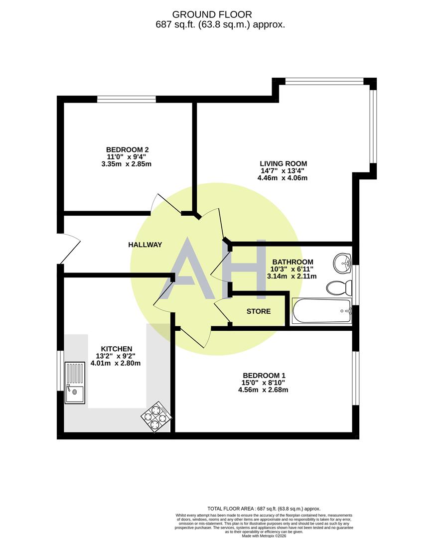 Greenwood Road, Manchester floorplan