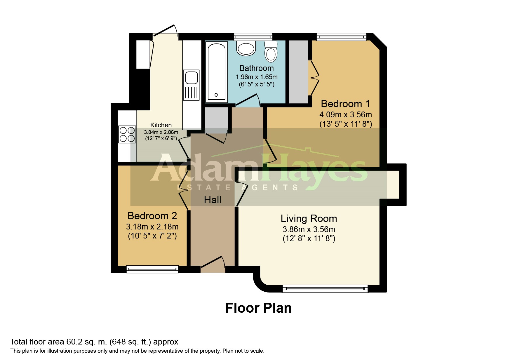 2 Bedrooms Maisonette to rent in Cyprus Road, Finchley Central N3
