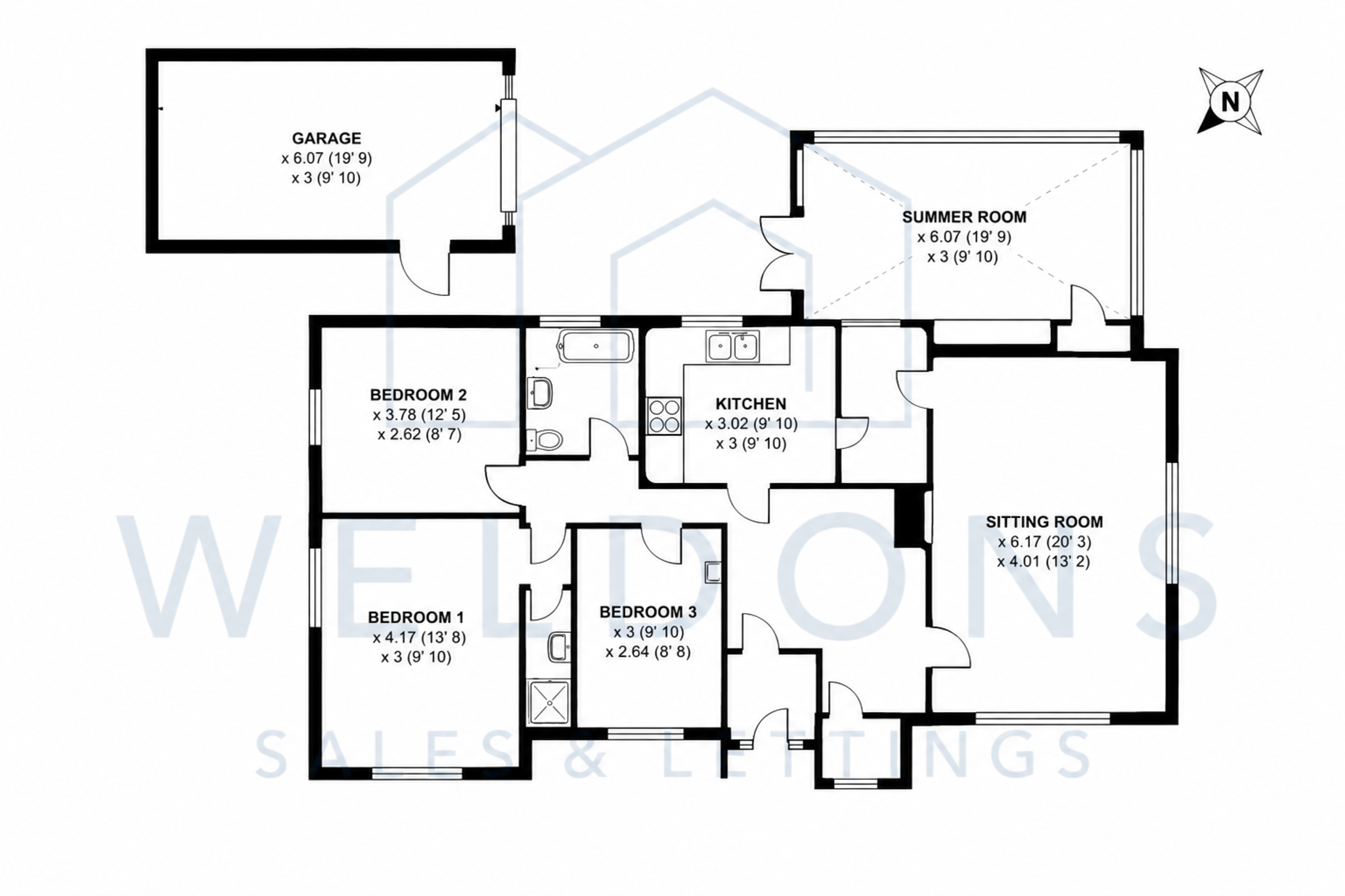 16 Castle Road, SHERBORNE floorplan