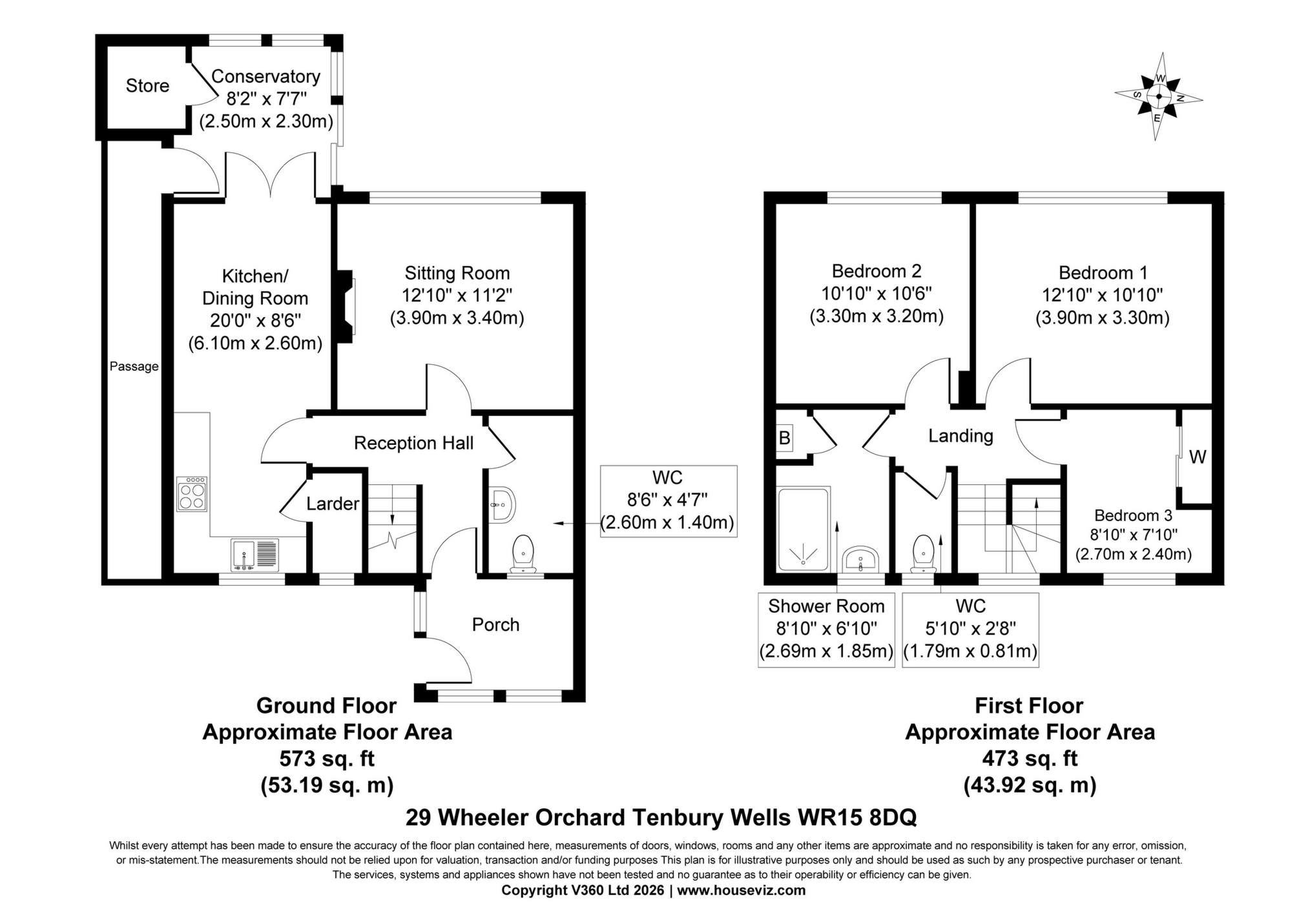 29, Wheeler Orchard, Tenbury Wells floorplan
