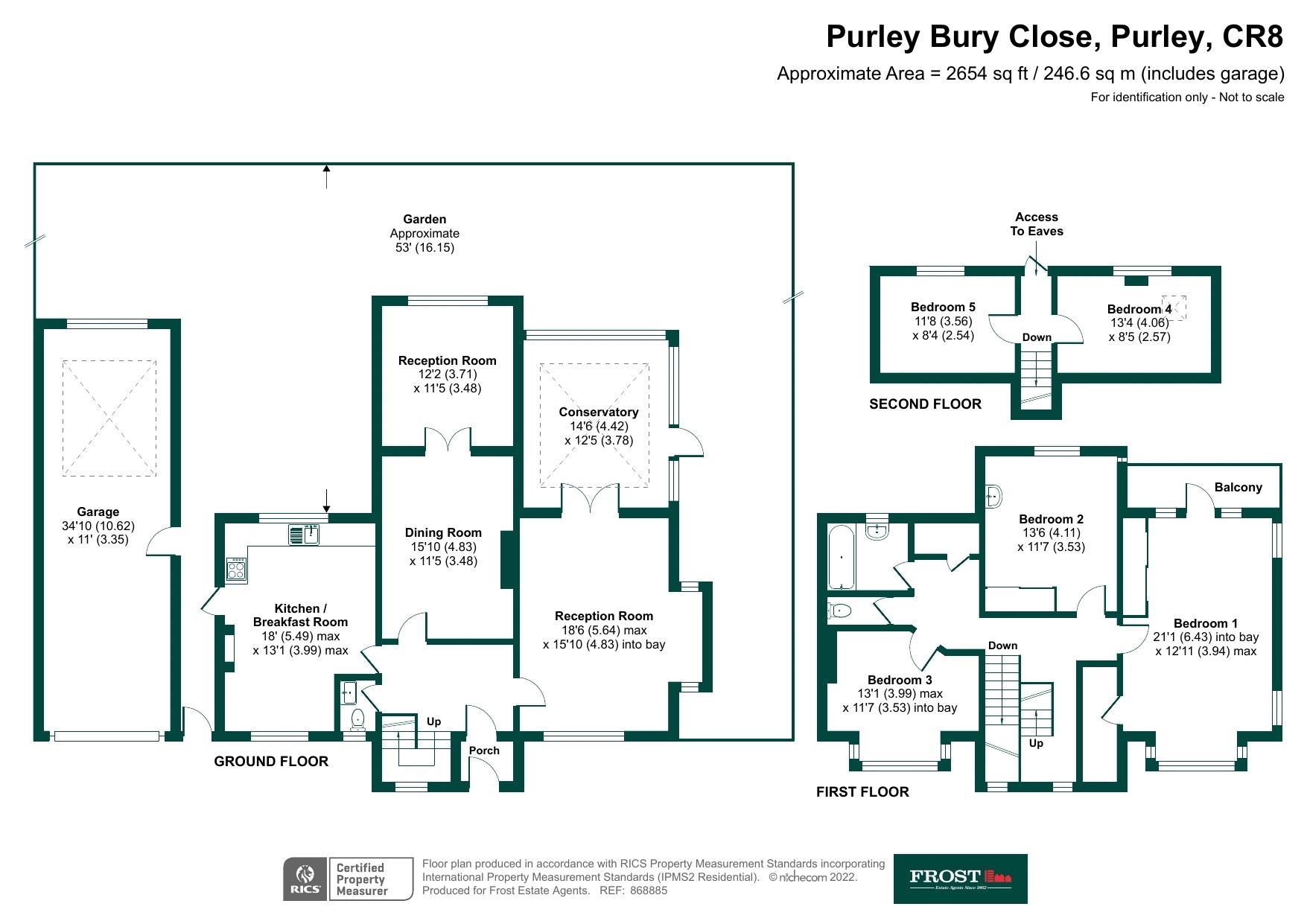 Purley Bury Close, Purley CR8, 5 bedroom detached house for sale