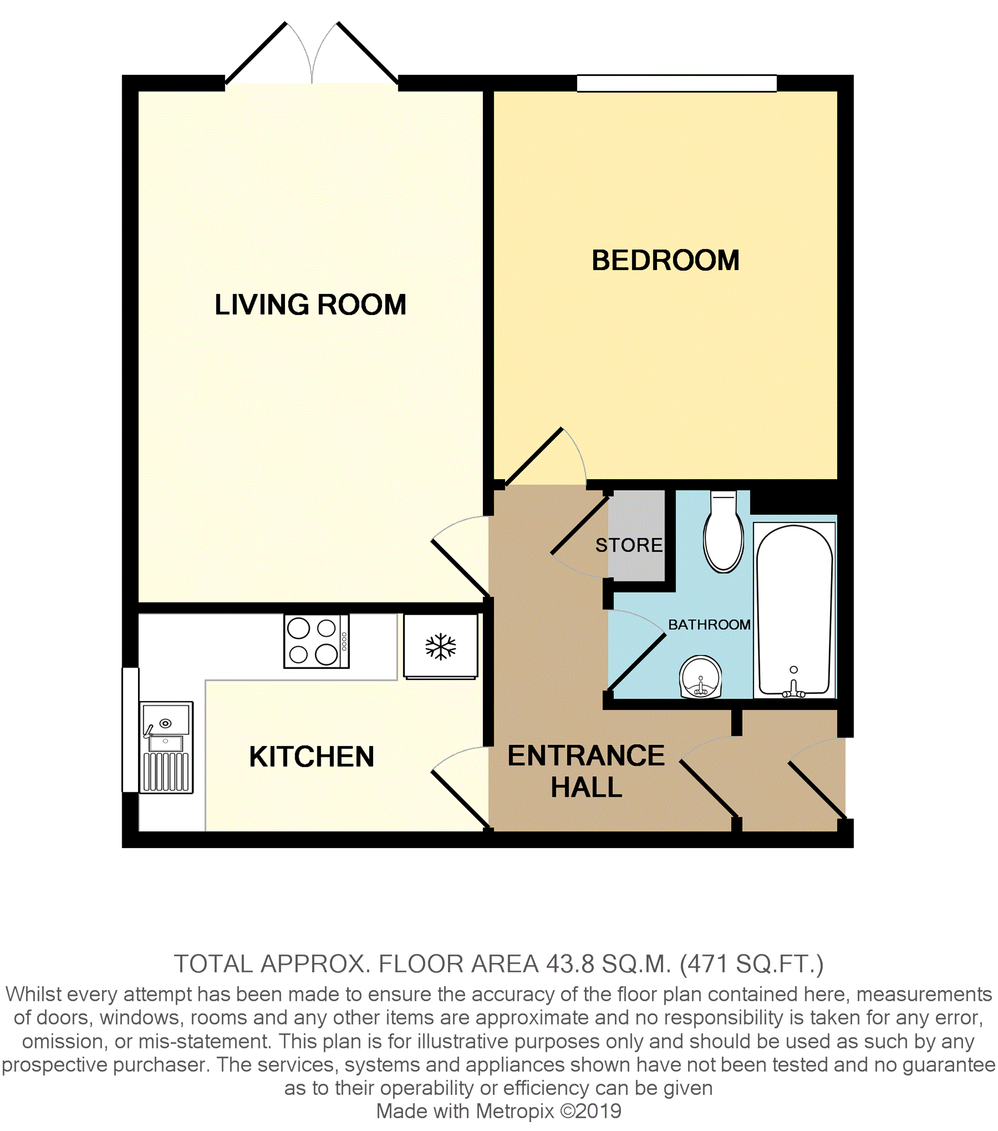 1 Bedrooms Flat to rent in 16A Chandler Road, Bexhill-On-Sea TN39