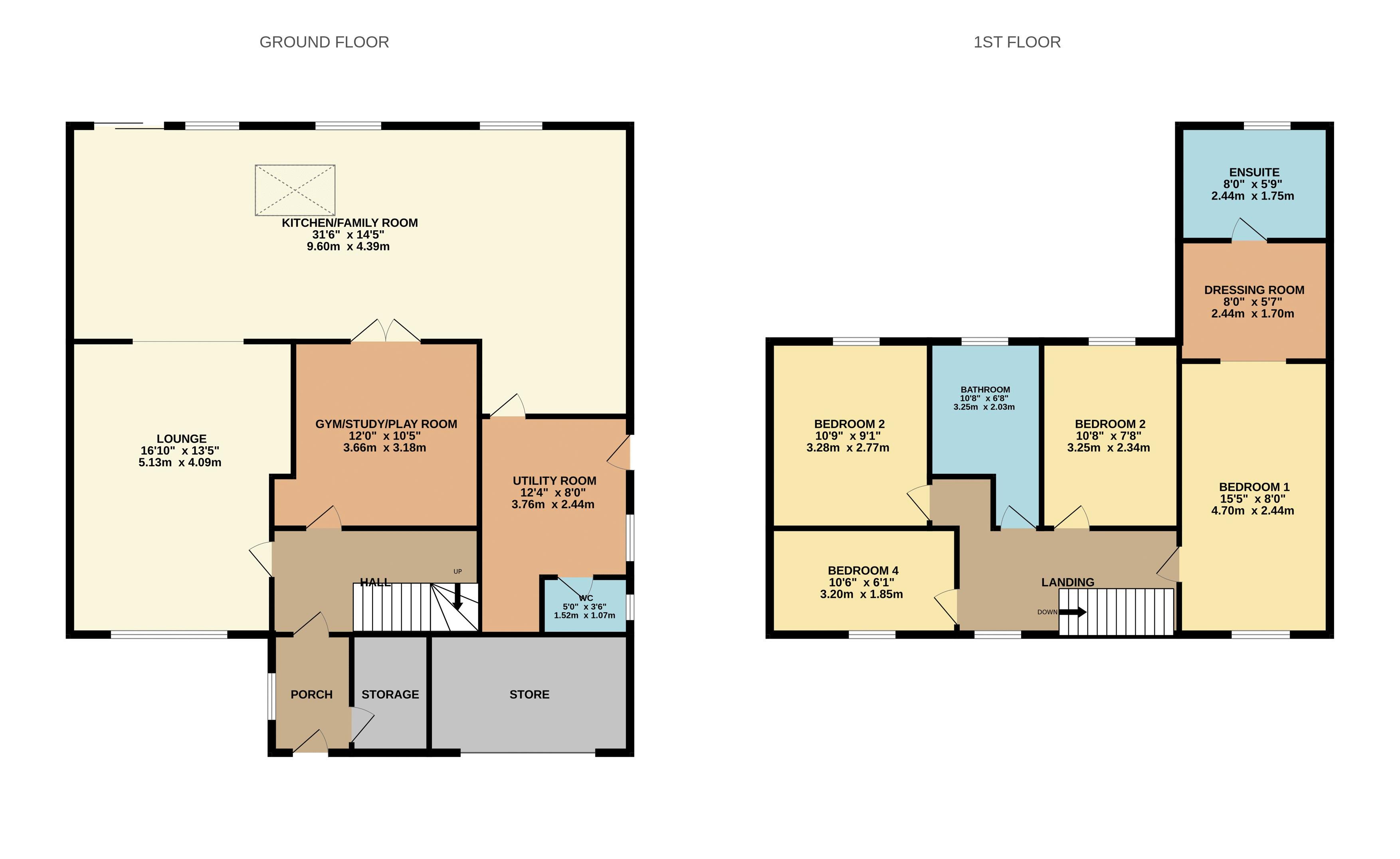 3, Upper Mead, Bolton floorplan
