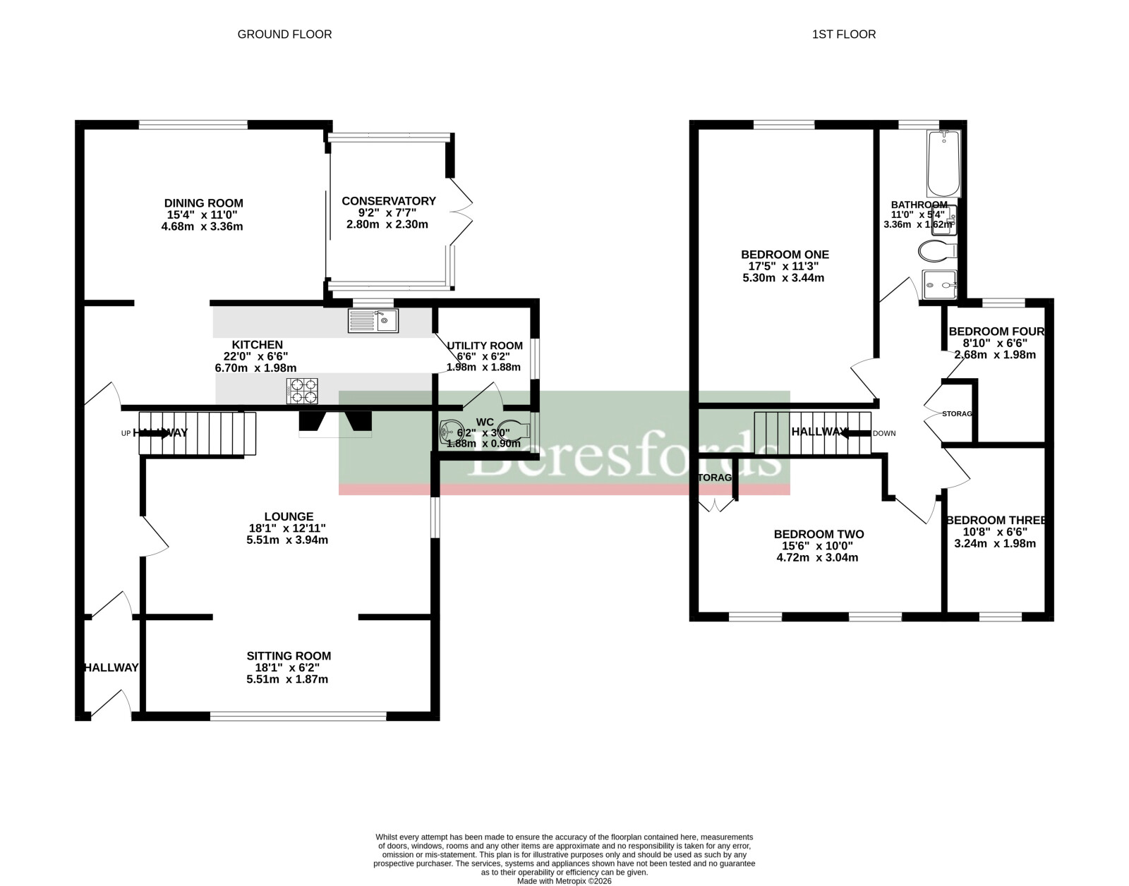73, Pines Road, Essex floorplan