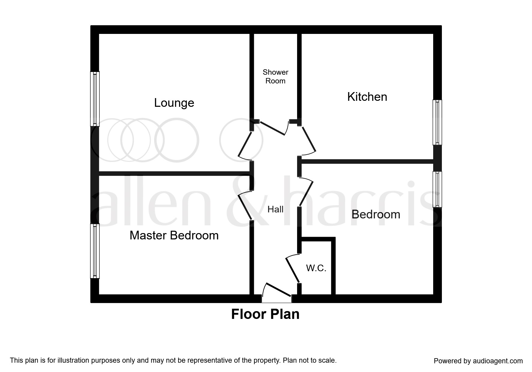 2 Bedrooms Flat for sale in Larchfield, Colquhoun Street, Helensburgh G84