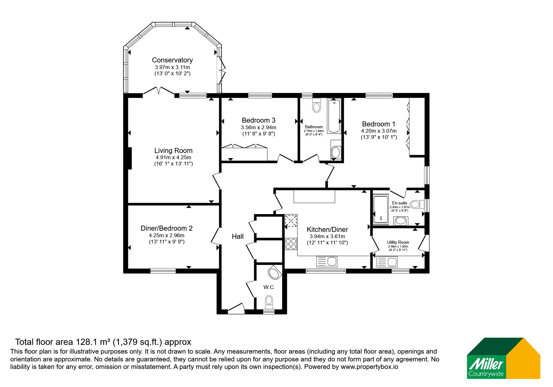 179, Treffry Road, Cornwall floorplan