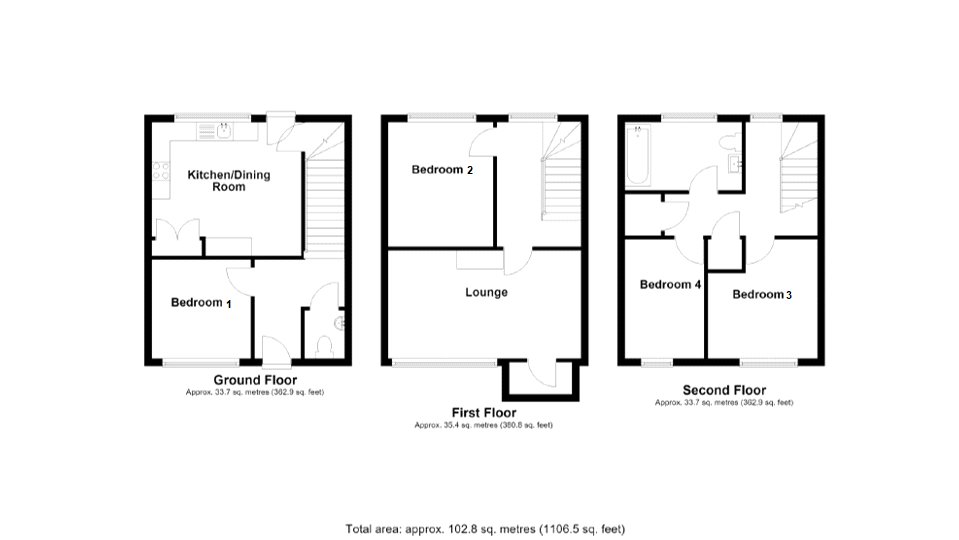 9, Down Avenue, Bath floorplan