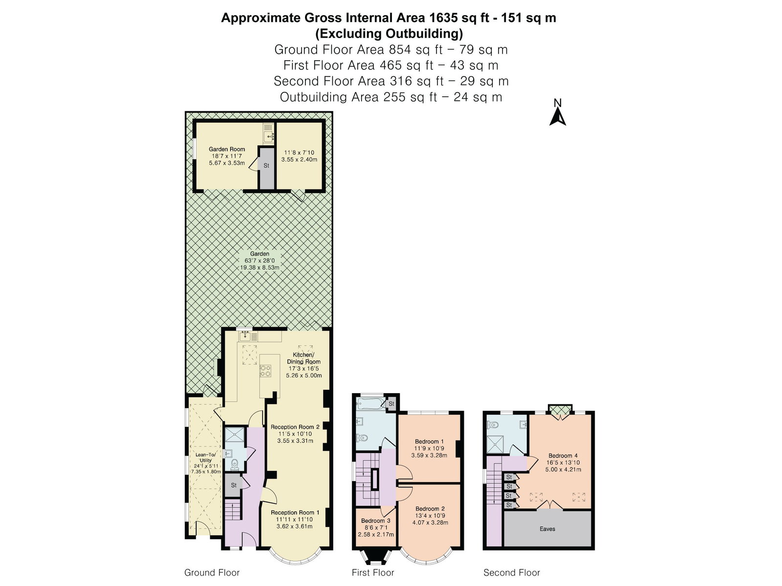 190, Farnaby Road, Bromley floorplan