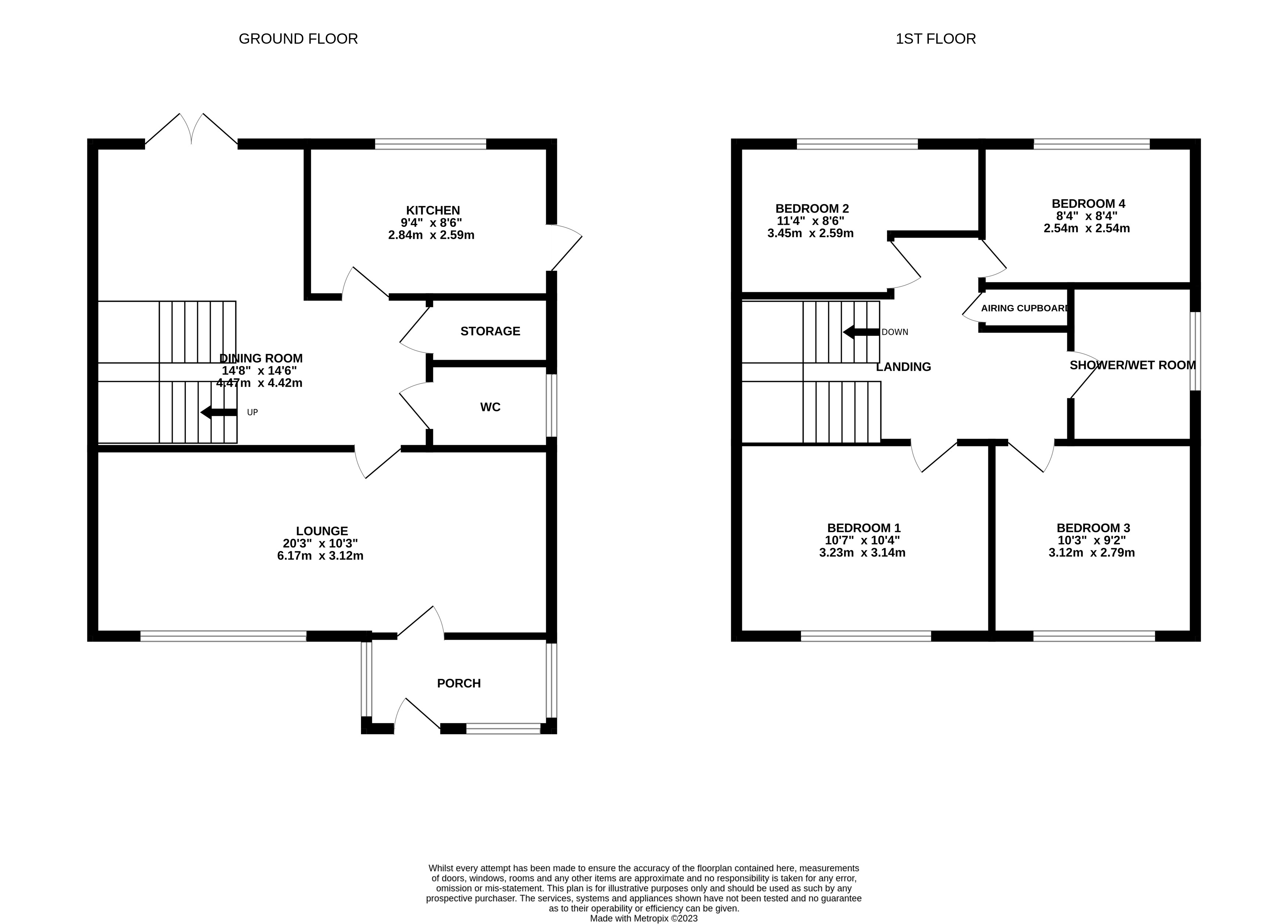92, Waun Fach, Cardiff floorplan