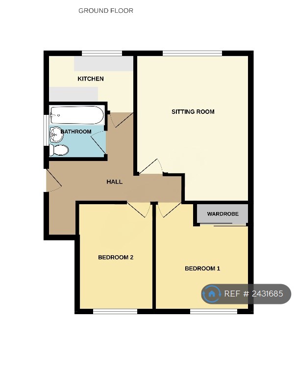 Flat, Wheeleys Road, Birmingham floorplan